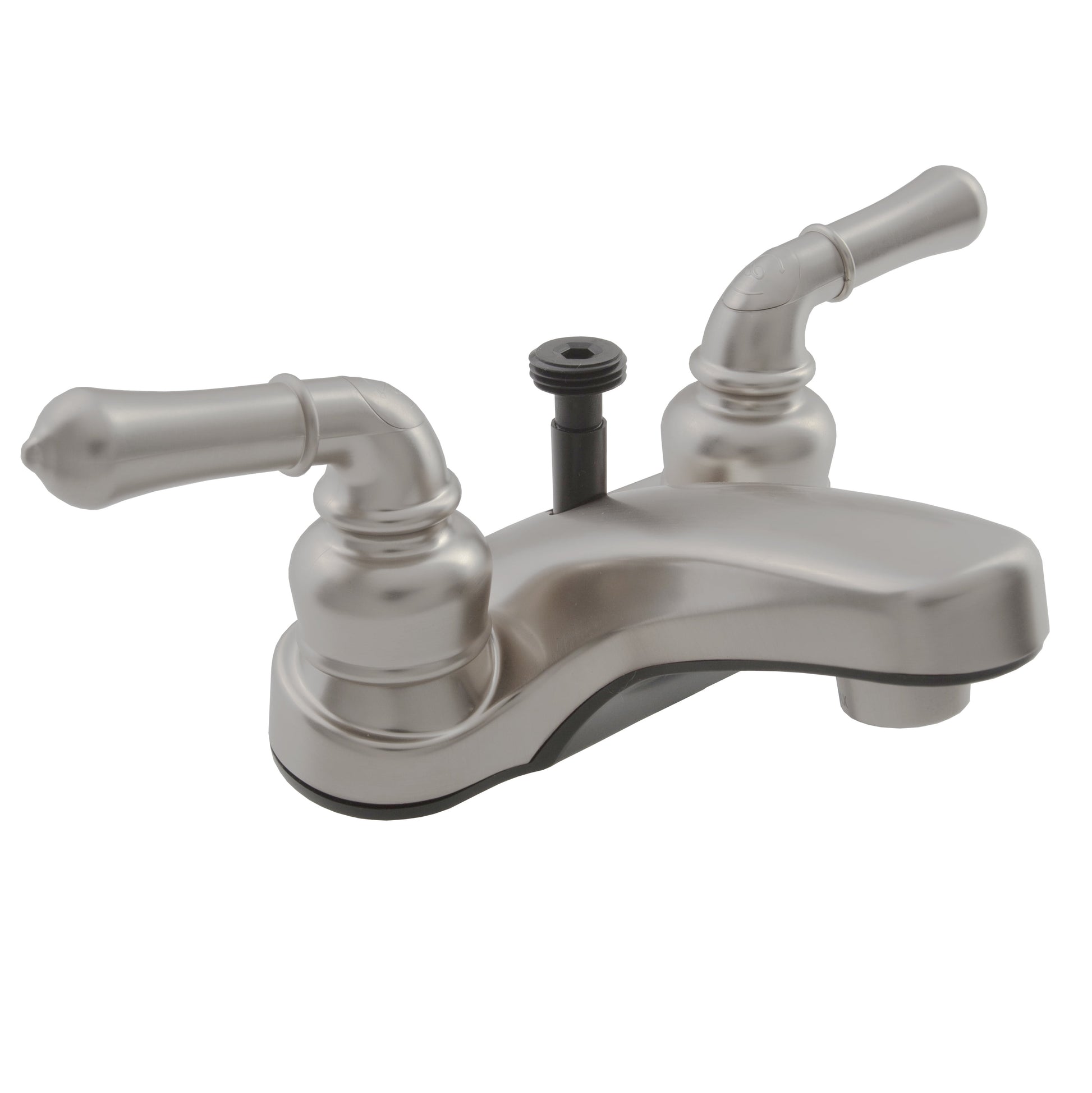 Dura Faucet Classical RV Lavatory Faucet w/ Diverter - Brushed Satin Nickel