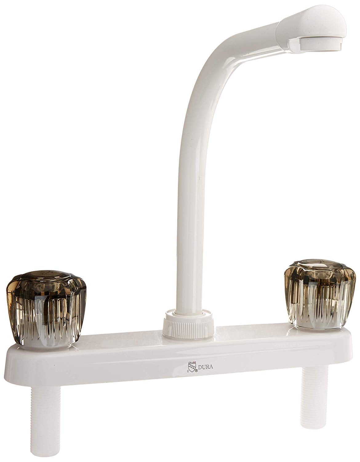 Dura Faucet Hi-Rise Kitchen Faucet for RVs - White