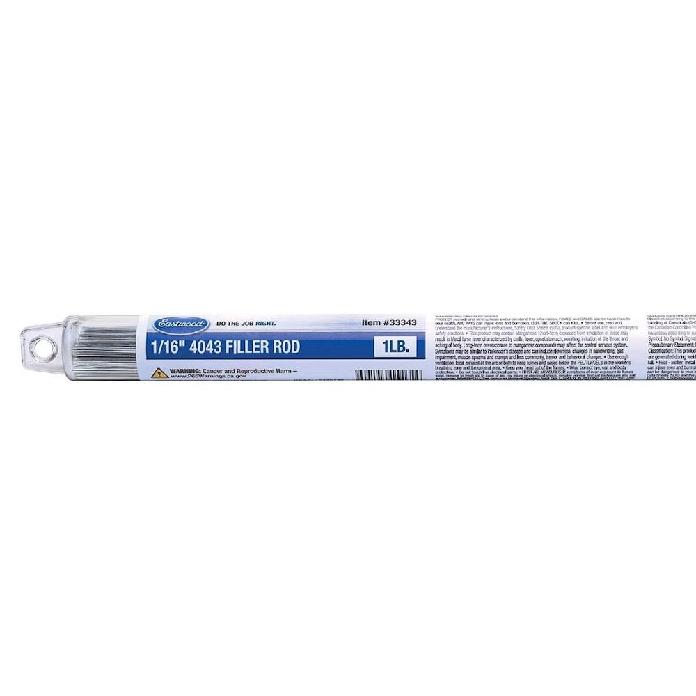 EASTWOOD Filler Rod 4043 1/16in 1LB