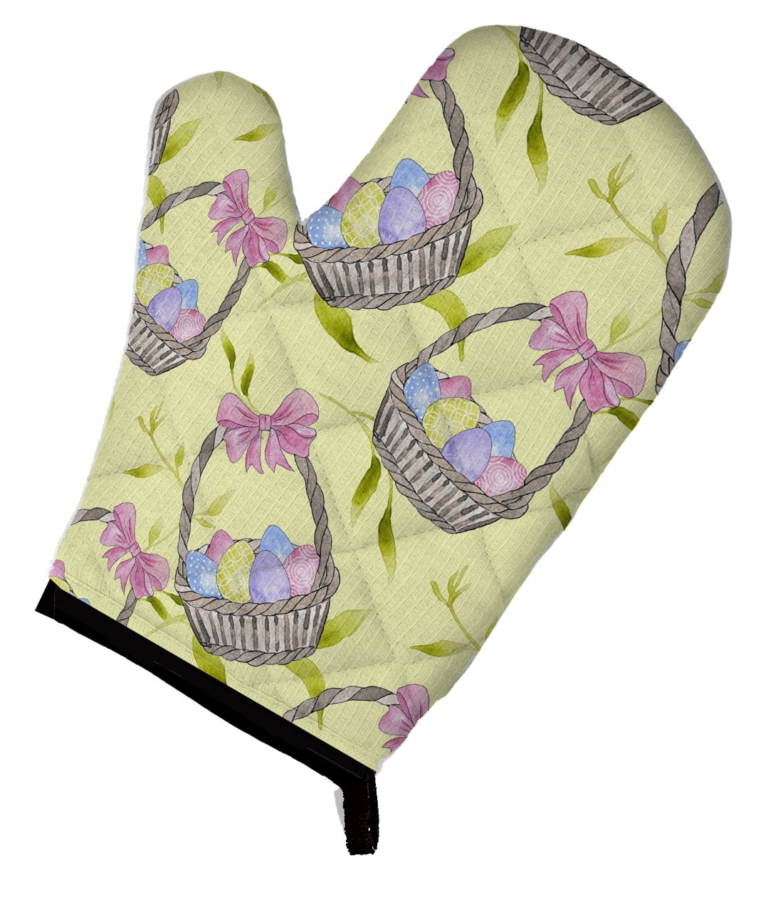 Easter Basket and Eggs Oven Mitt