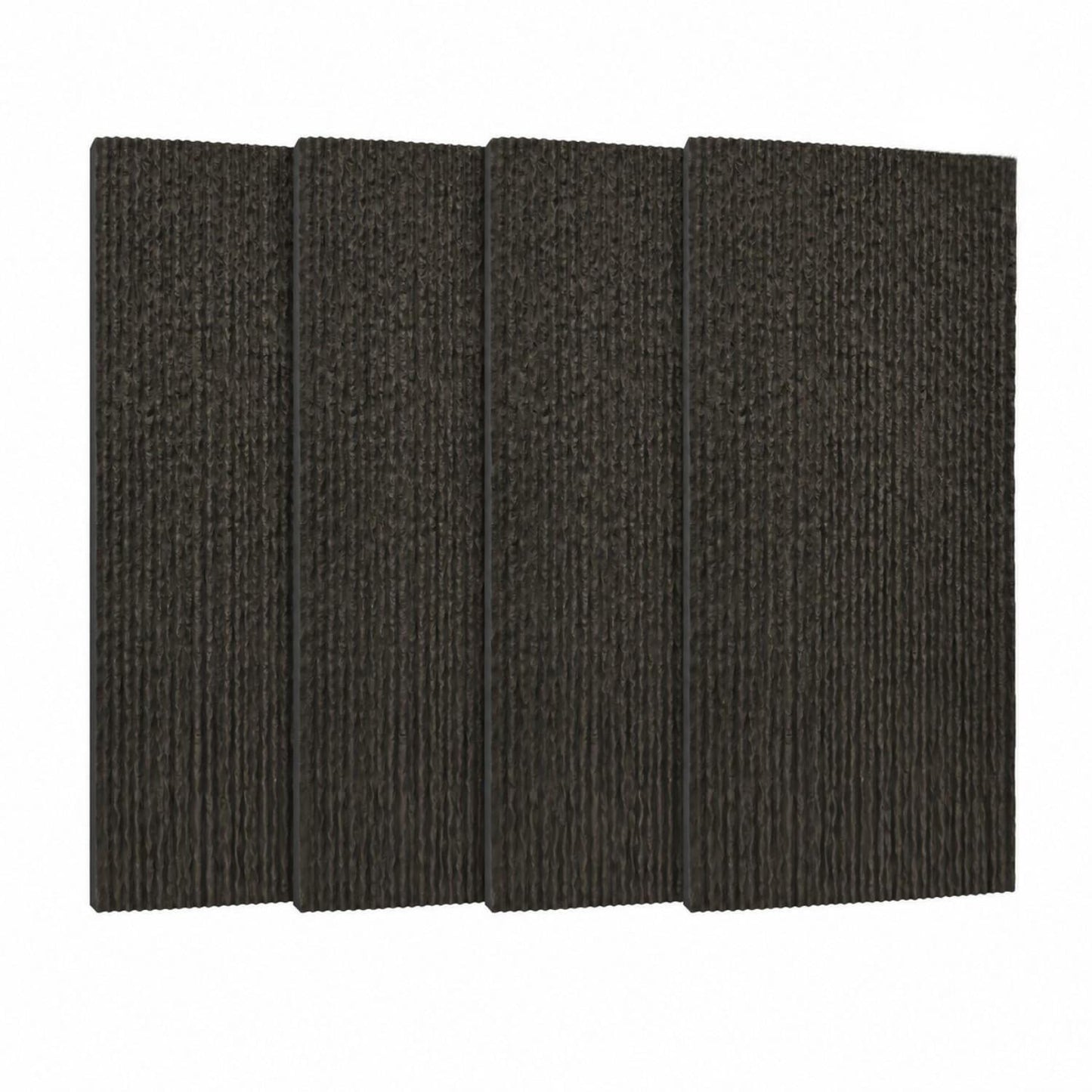 Easy4Home 4Pcs 48"x24" 3D Faux Stone Wall Panels Imitation Decorative Wall Tiles for Interior Wall Decor, Carbon Black
