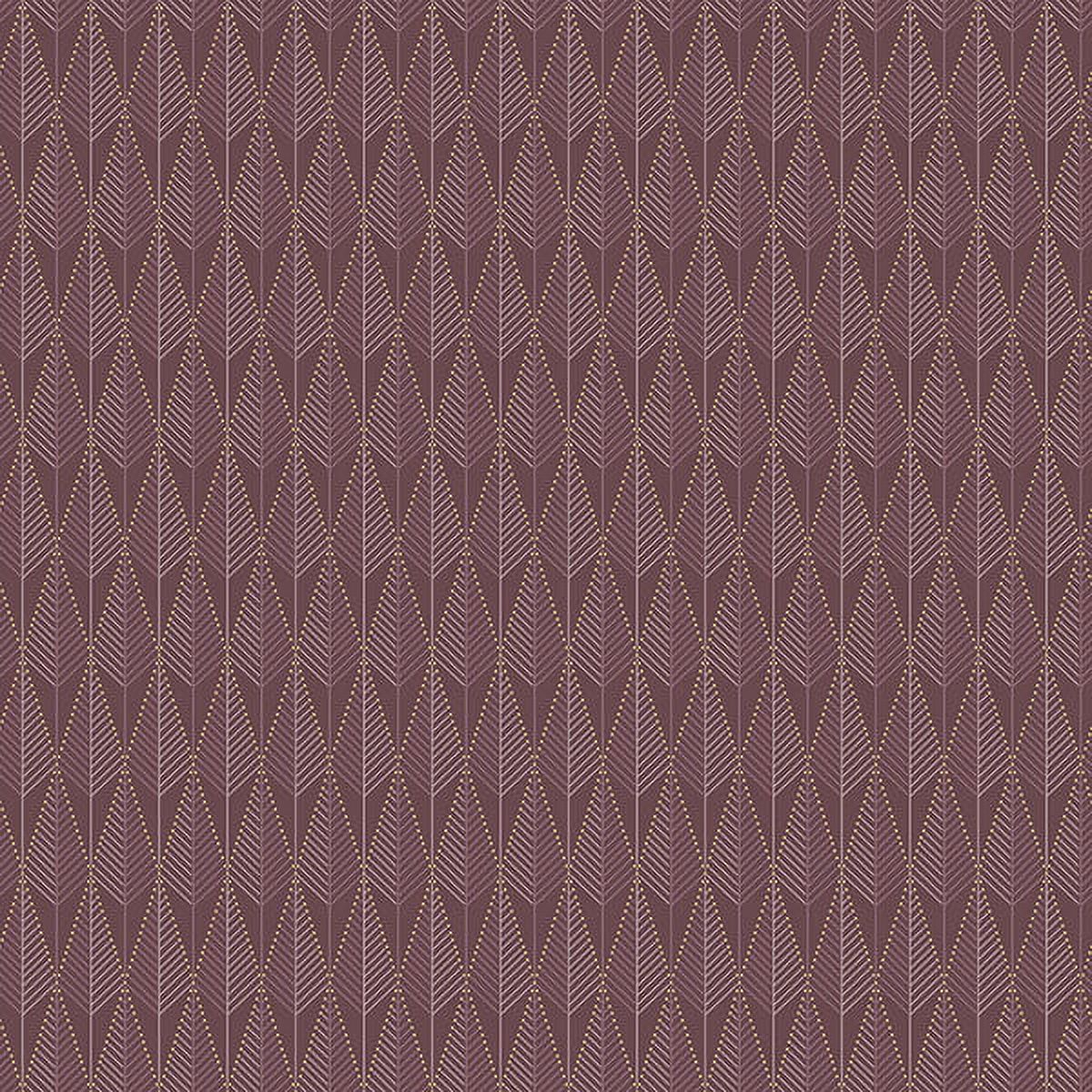 Eco Wallpaper Padma Purple Geometric Texture Wallpaper