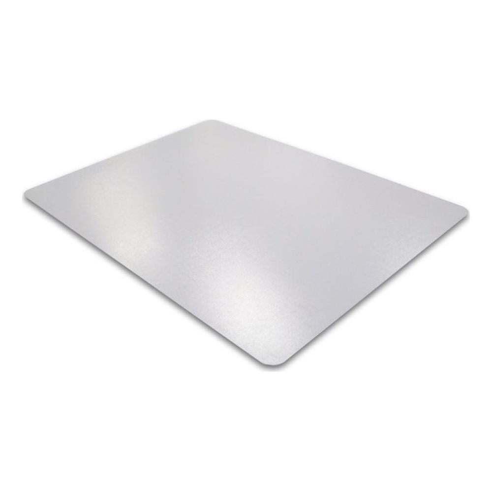 EcotexÂ® Recycled Rectangular Chair Mat with Anti-Slip Backing For Hard Floors - 48" x 51"