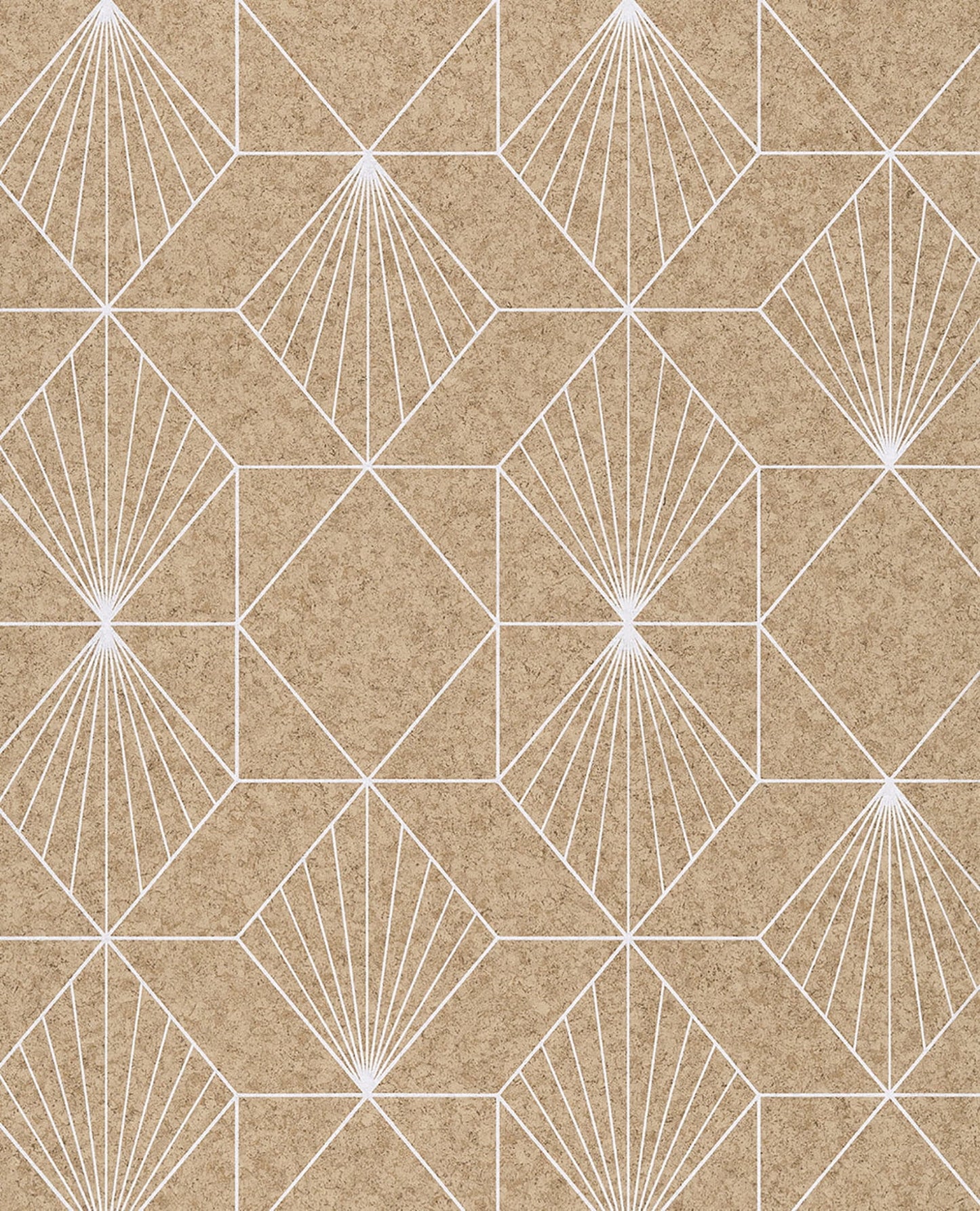 Eijffinger Halcyon Neutral Geometric Wallpaper