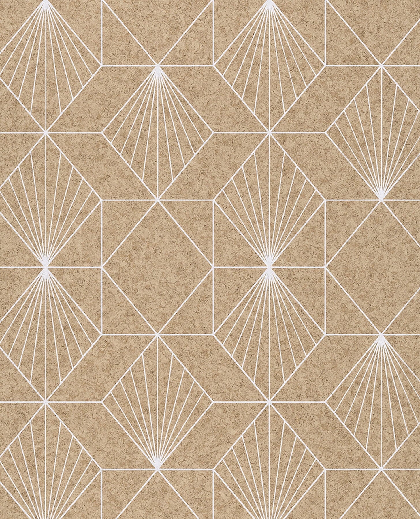 Eijffinger Halcyon Neutral Geometric Wallpaper
