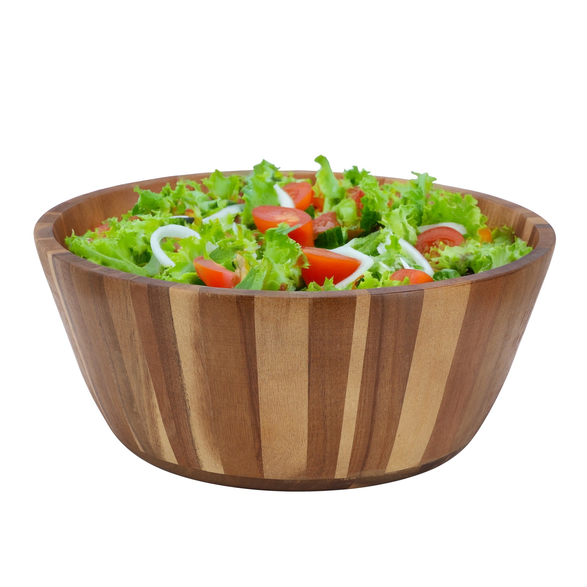 Elama 13.8 Inch Jumbo Acacia Wood Salad Bowl