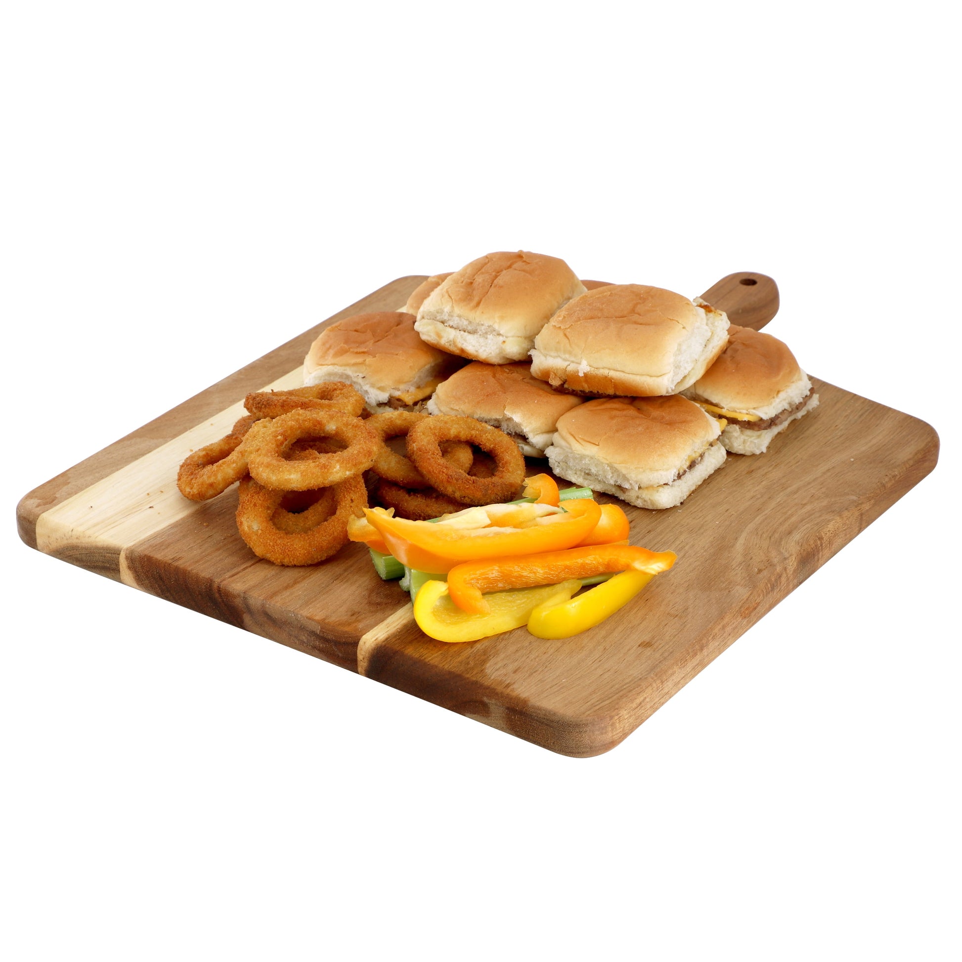 Elama 13 Inch Acacia Wood Square Serving Board