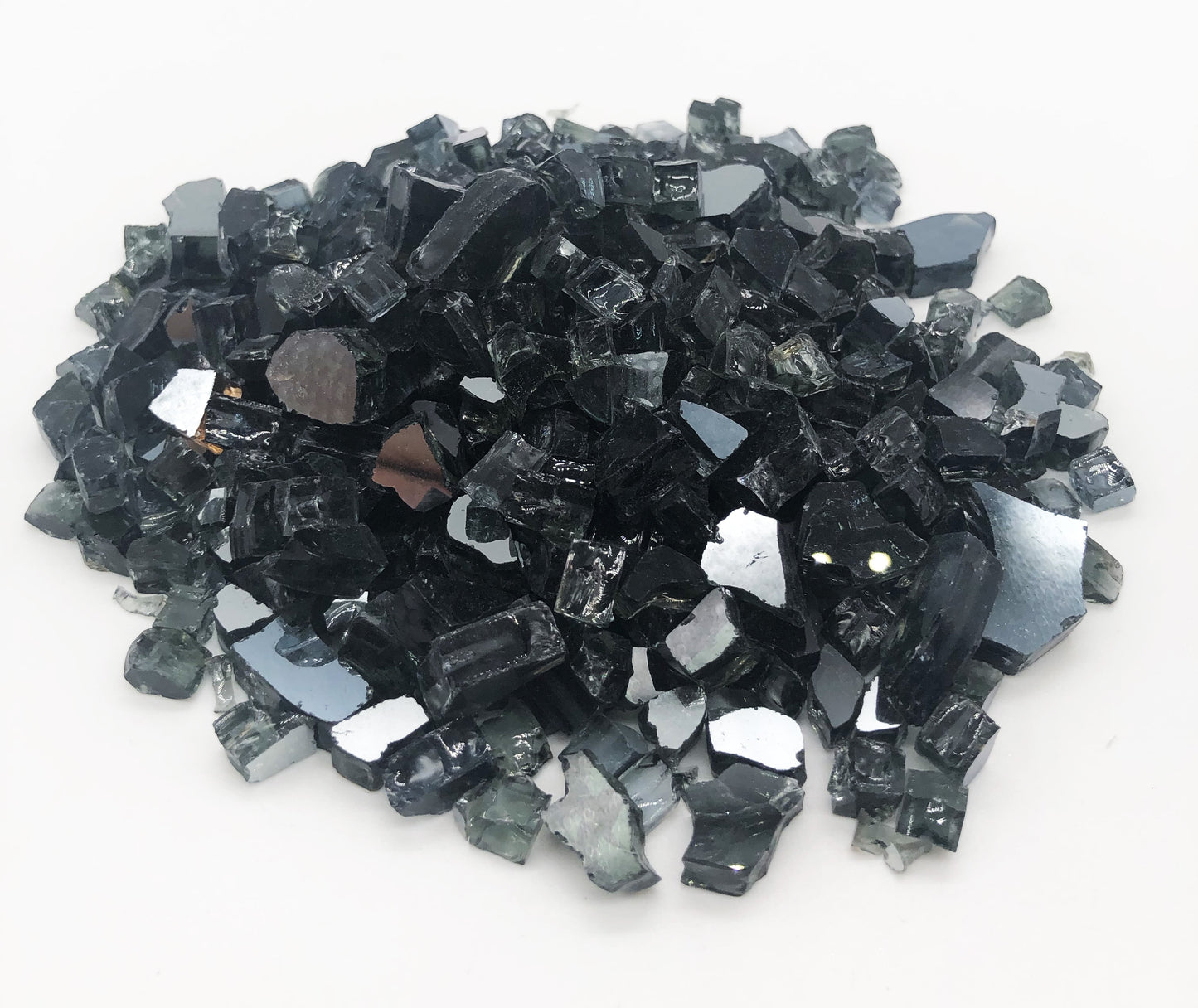 Element Fireglass 0.25" Black Reflective Fire Glass, 10 lb