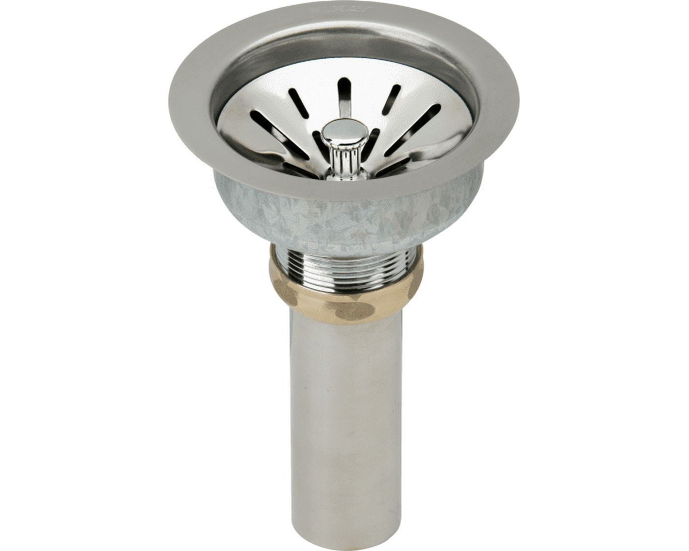 Elkay LK99FC Deluxe Drain 3-1/2" Type 304 Stainless Steel Body for Fireclay Sinks