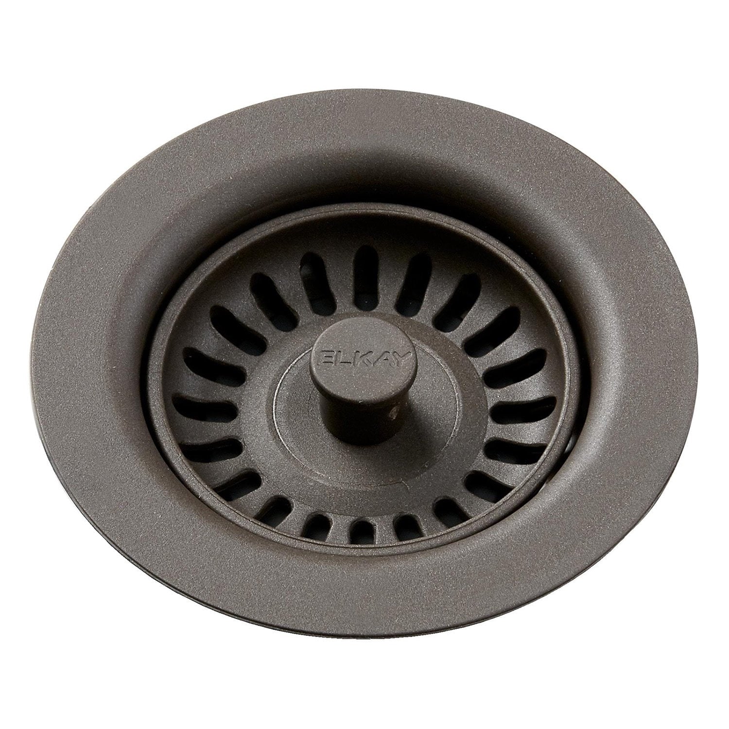 Elkay LKQS35CN Polymer Drain Fitting, Removable Strainer and Rubber Stopper Chestnut