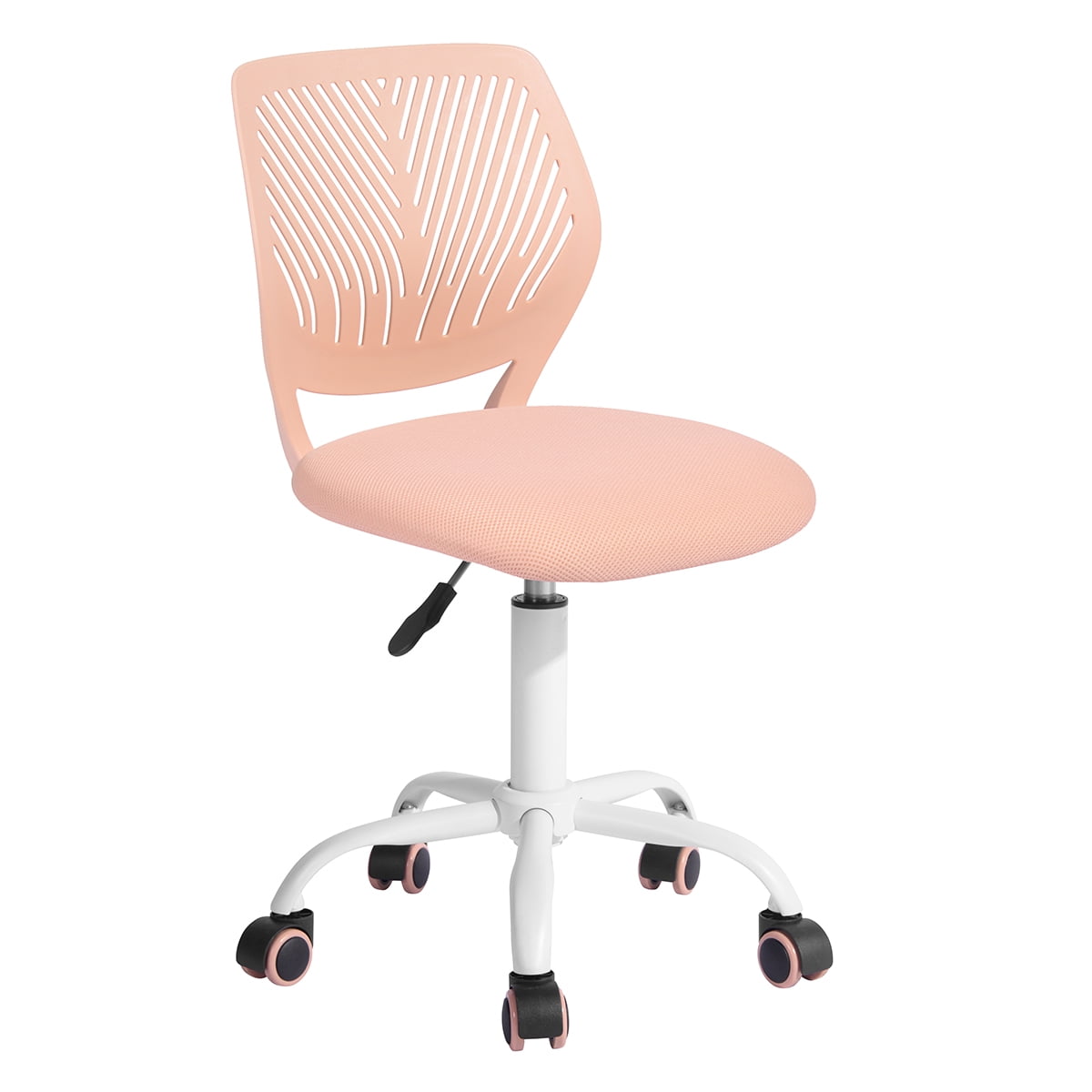 Ergonomic Mesh Office Chair, Height Adjustable 360Â° Swivel Task Chair with Lumbar Support, Breathable Mesh Chair with PU Casters for Home Office Study