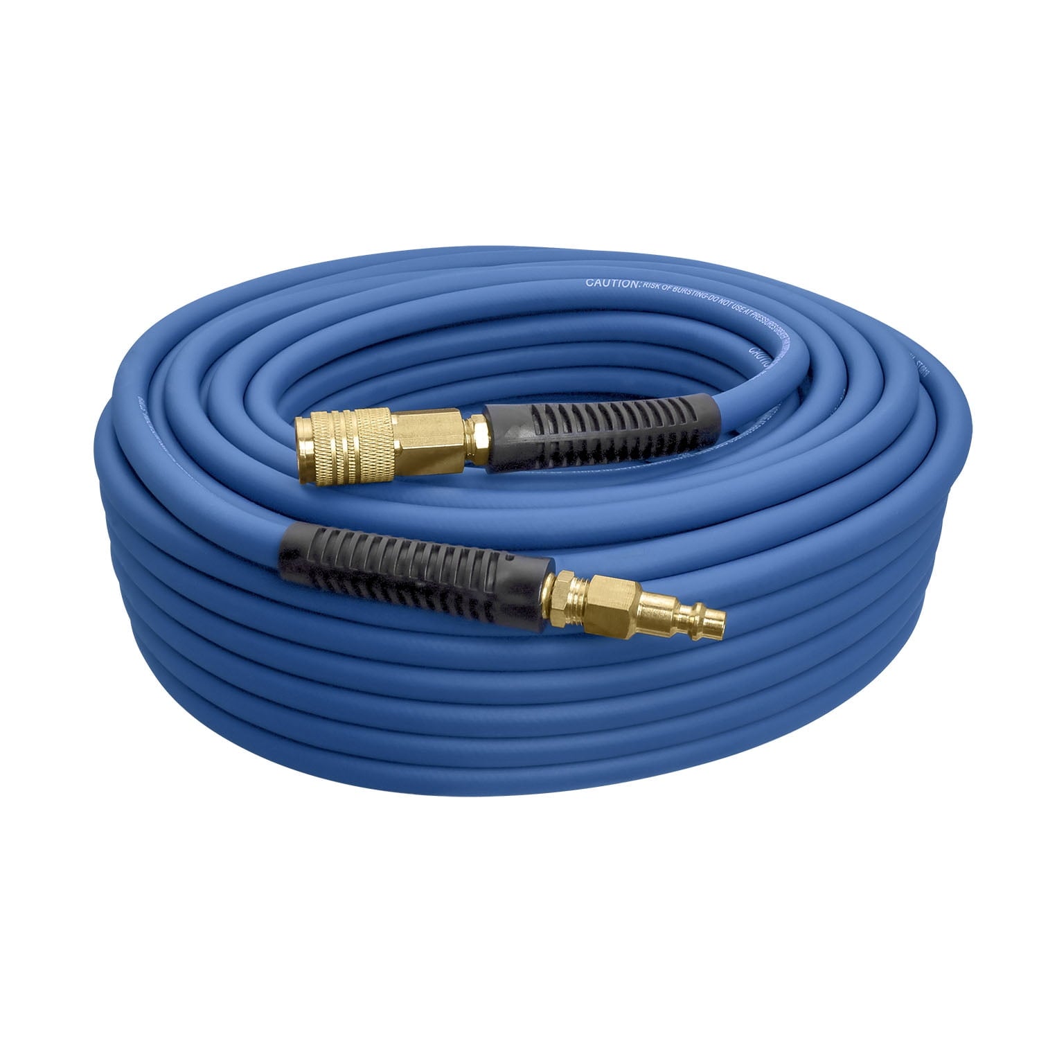 Estwing E14100PVCR 1/4" x 100' PVC / Rubber Hybrid Air Hose with Brass Fittings