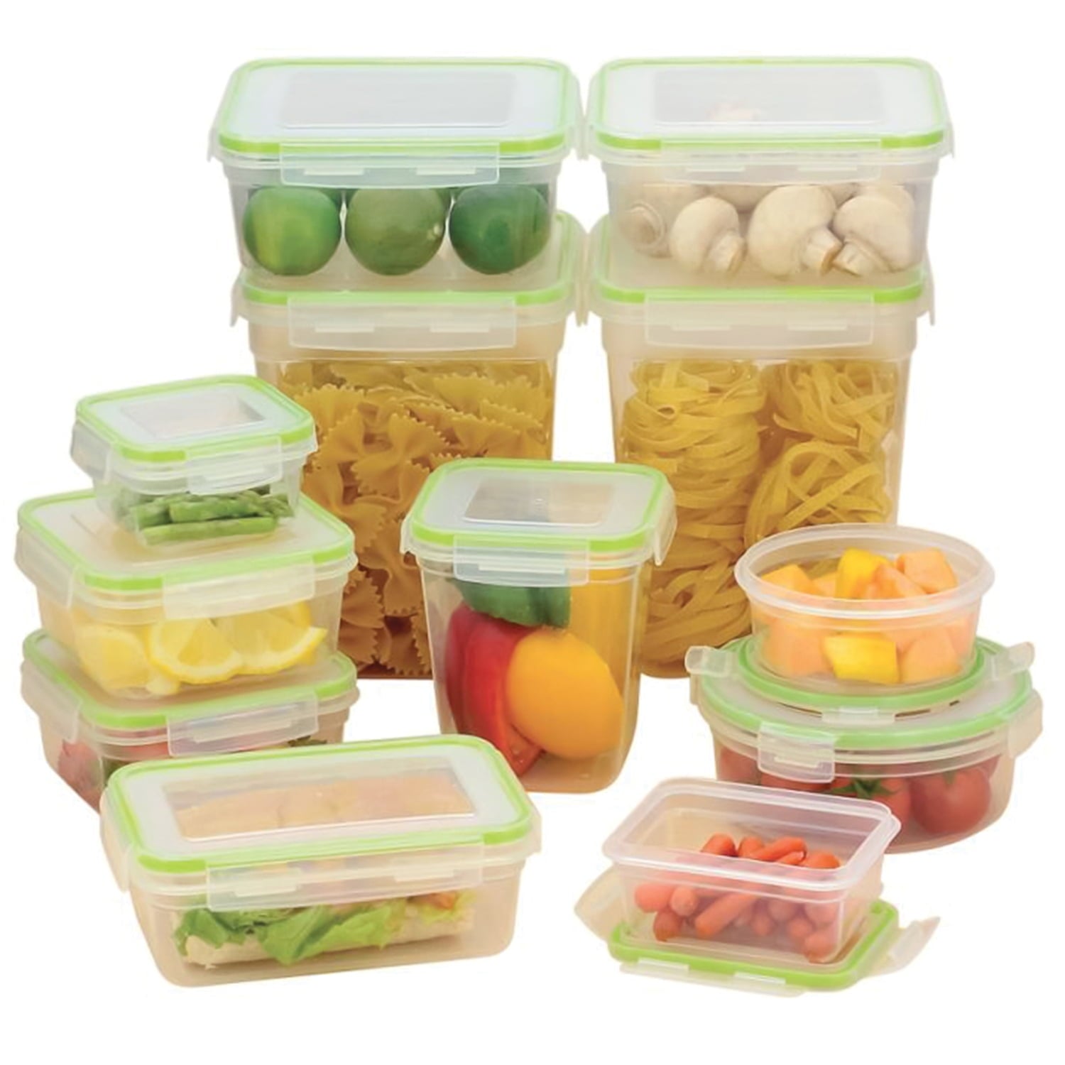 EuroHome 22-Piece Click-and-Lock Storage Container Set, CL468