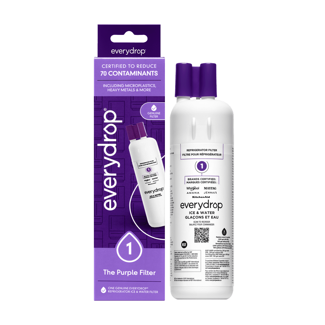 everydrop by Whirlpool Ice and Water Refrigerator Filter 1, EDR1RXD1, Single-Pack