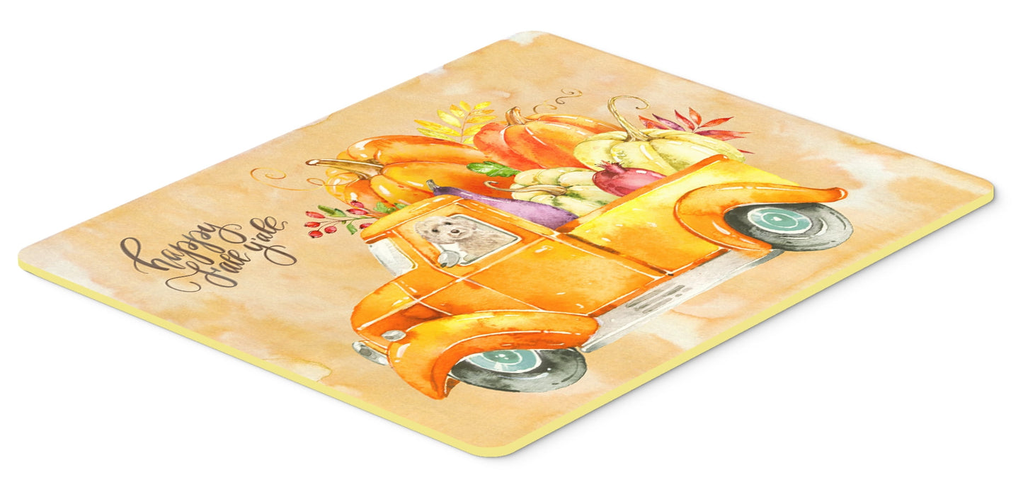 Fall Harvest Champagne Cockapoo Kitchen or Bath Mat 24x36