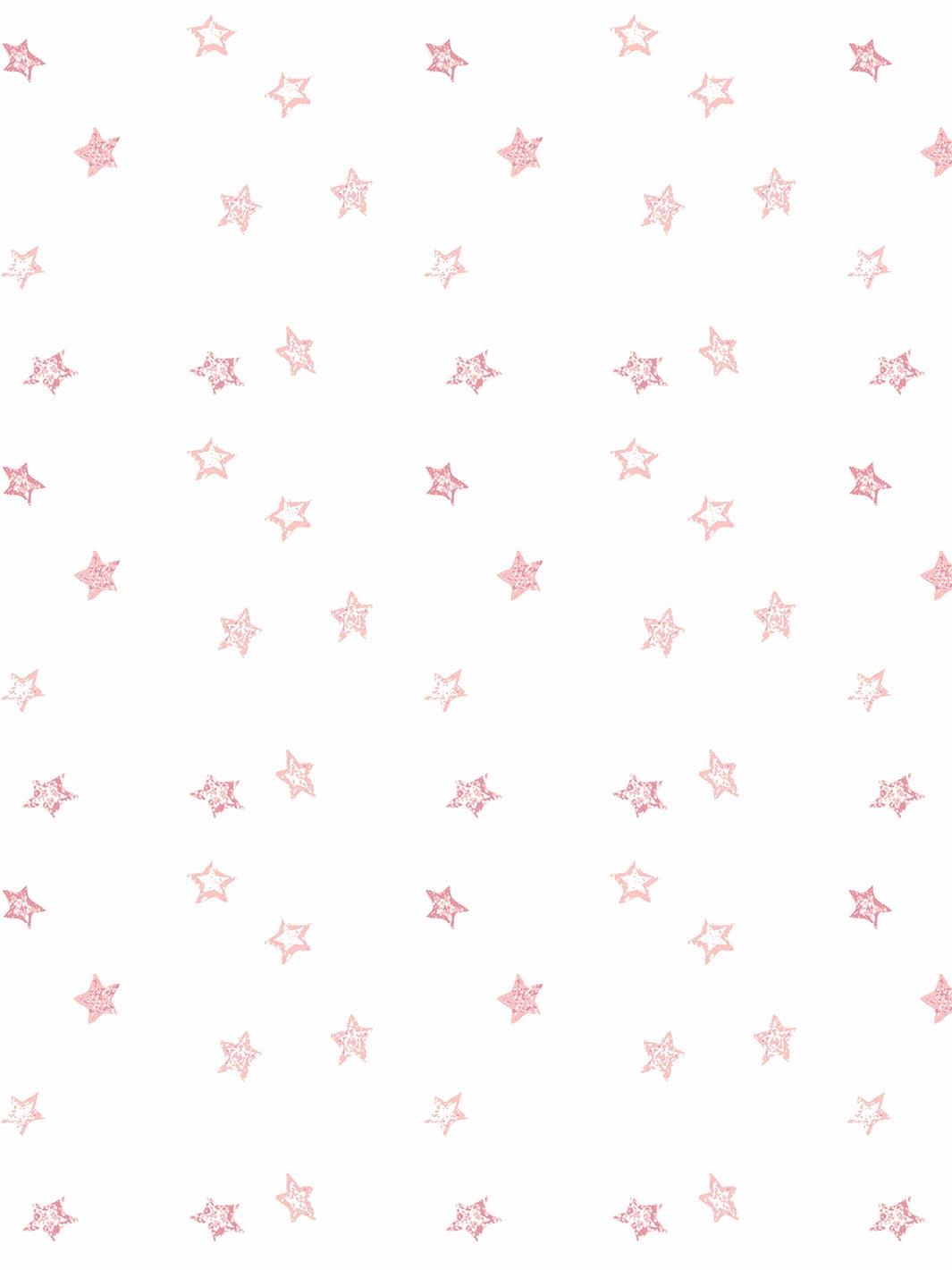 Fantasy Butterfly Stars Removable Vinyl Wallpaper by Barbie - Pink on White