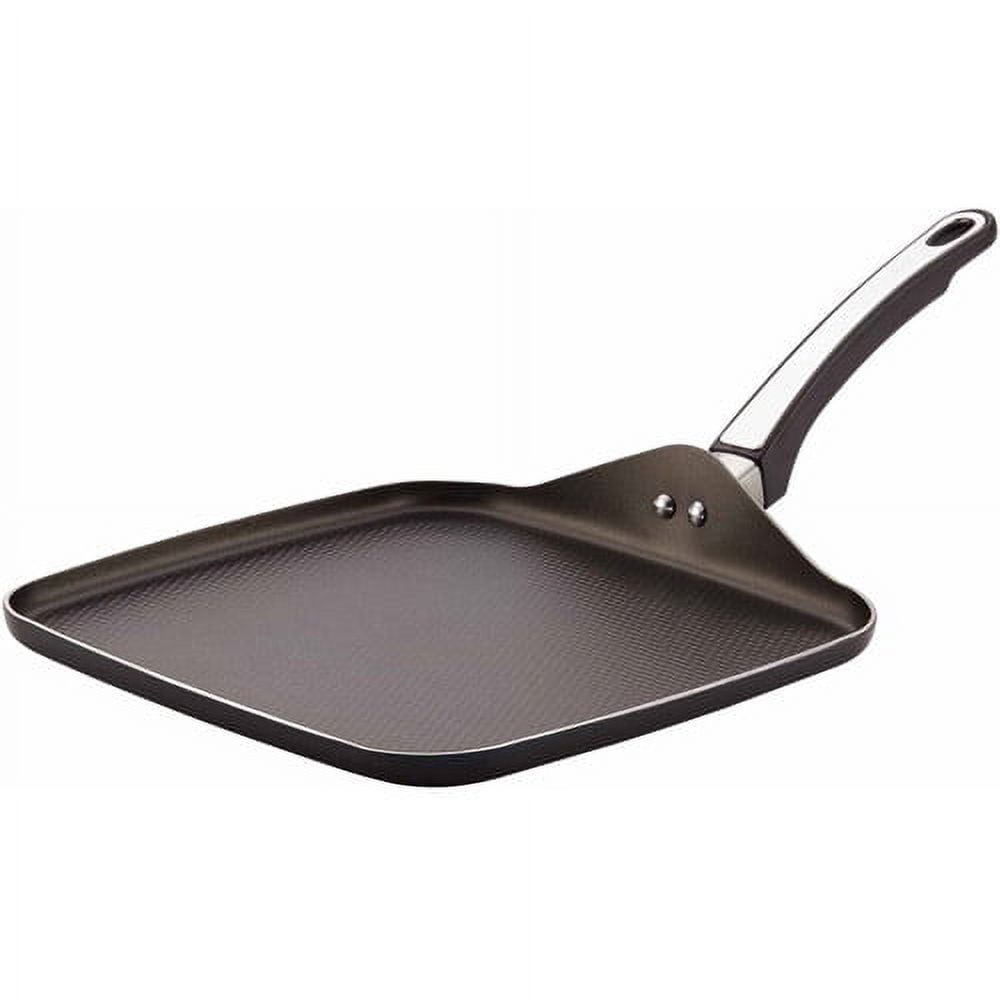 Farberware High Performance 11 Inch Nonstick Stovetop Griddle, Dishwasher Safe, Black
