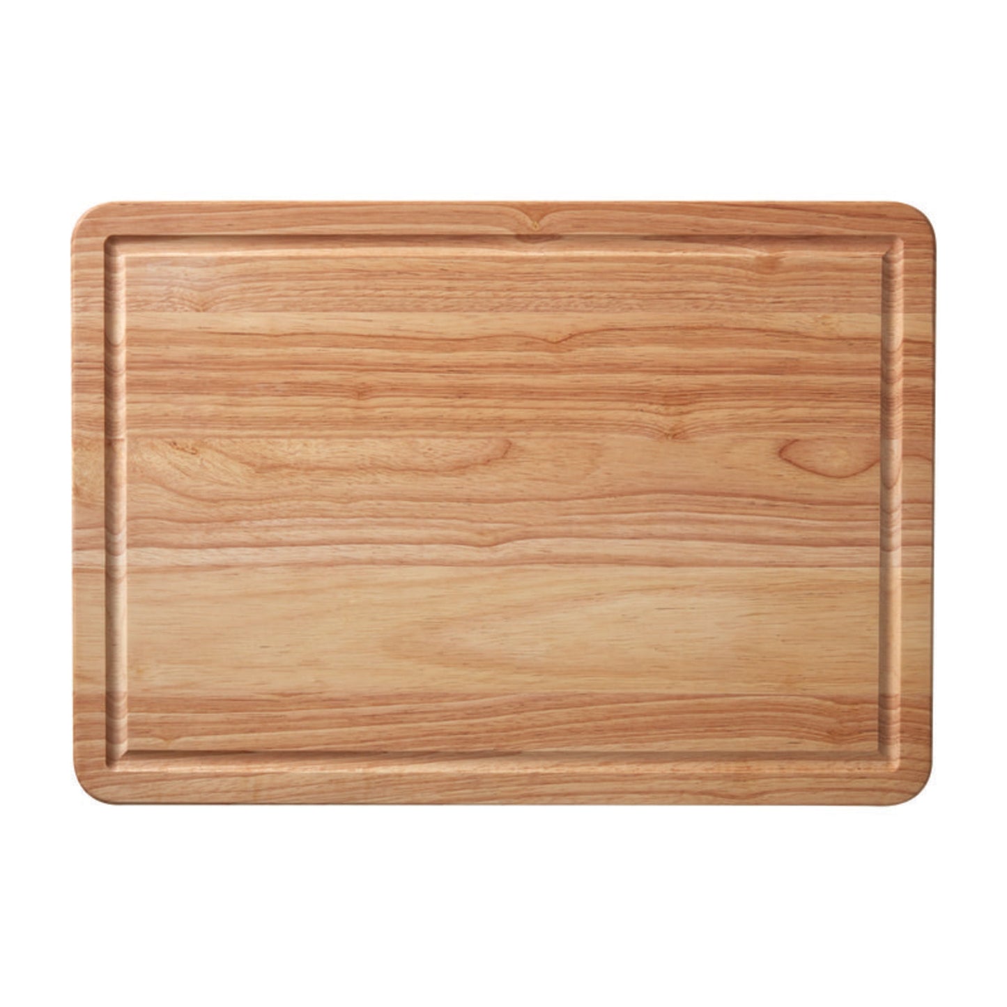 Farberware 14 -inch x 20 -inch Wood Cutting Board with Perimeter Trench