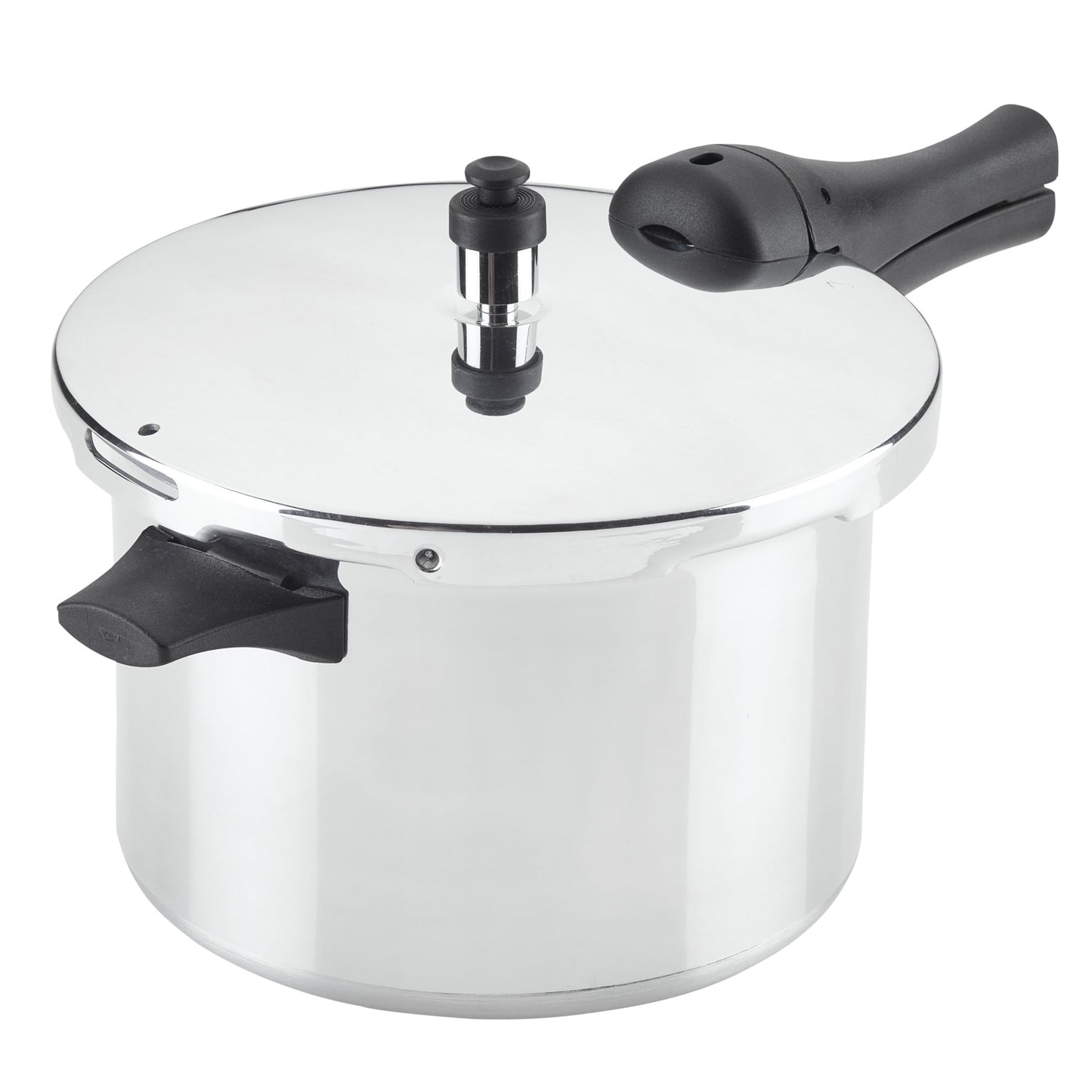 Farberware Pressure Cooker 6 Quart Aluminum Stovetop Pressure Cooker, Induction Compatible, Metal Utensil Safe, Silver
