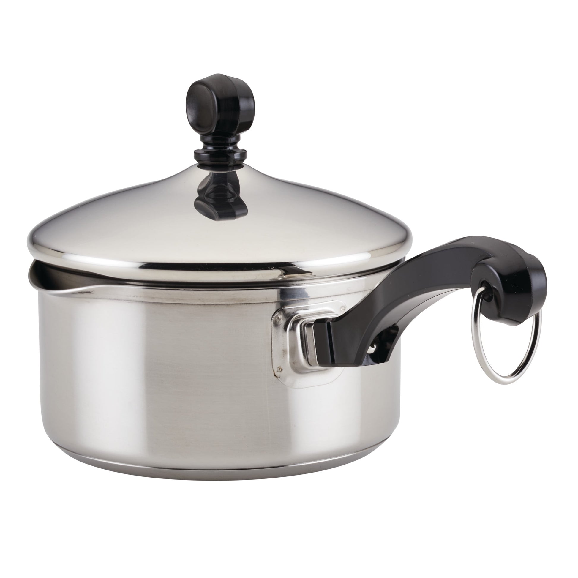 Farberware Classic Series SartÃ©n para Colar Salsa de 1 Cuarto de GalÃ³n de Acero Inoxidable con Tapa, Compatible con InducciÃ³n, Apta para Utensilios de Metal y Lavavajillas, Acero Inoxidable