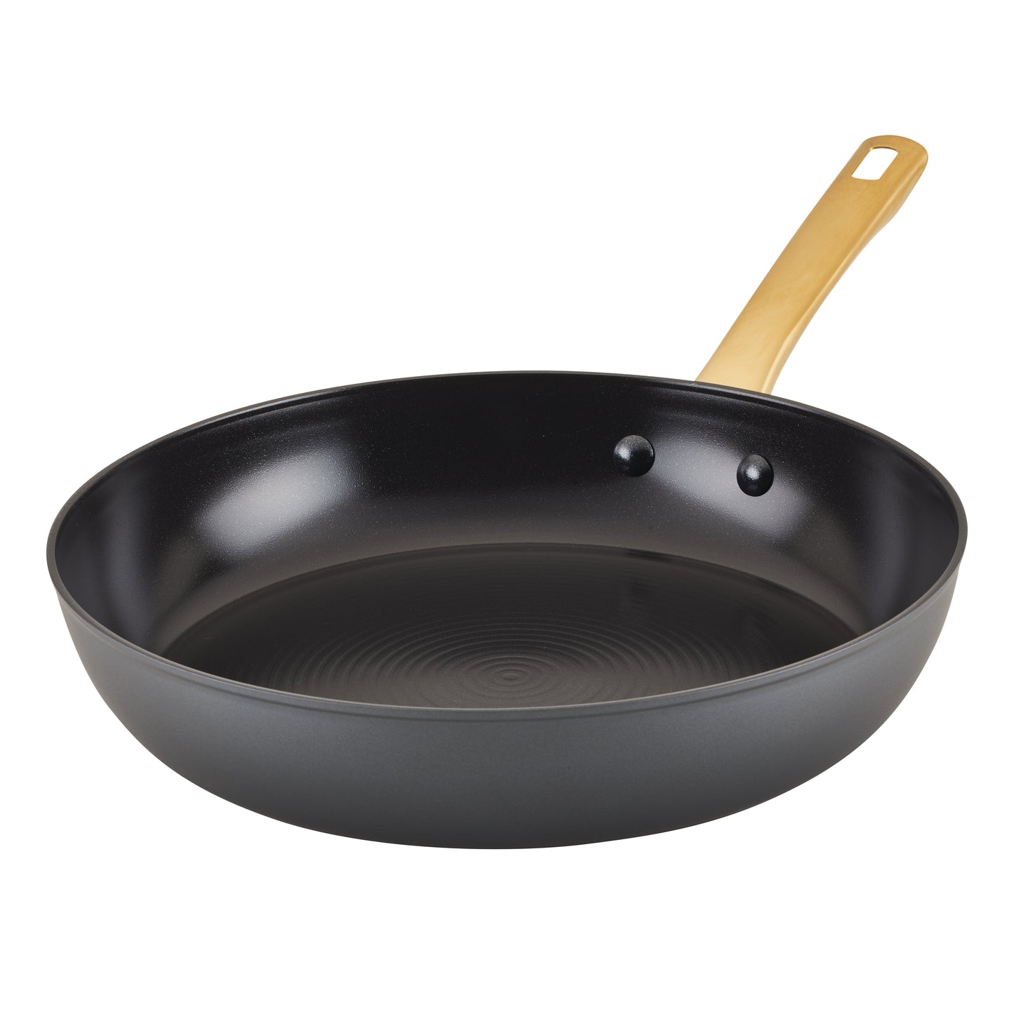 Farberware Forged Induction 12.25 Inch Ceramic Nonstick Frying Pan, Dishwasher Safe and Oven Safe to 500Â°F, Black