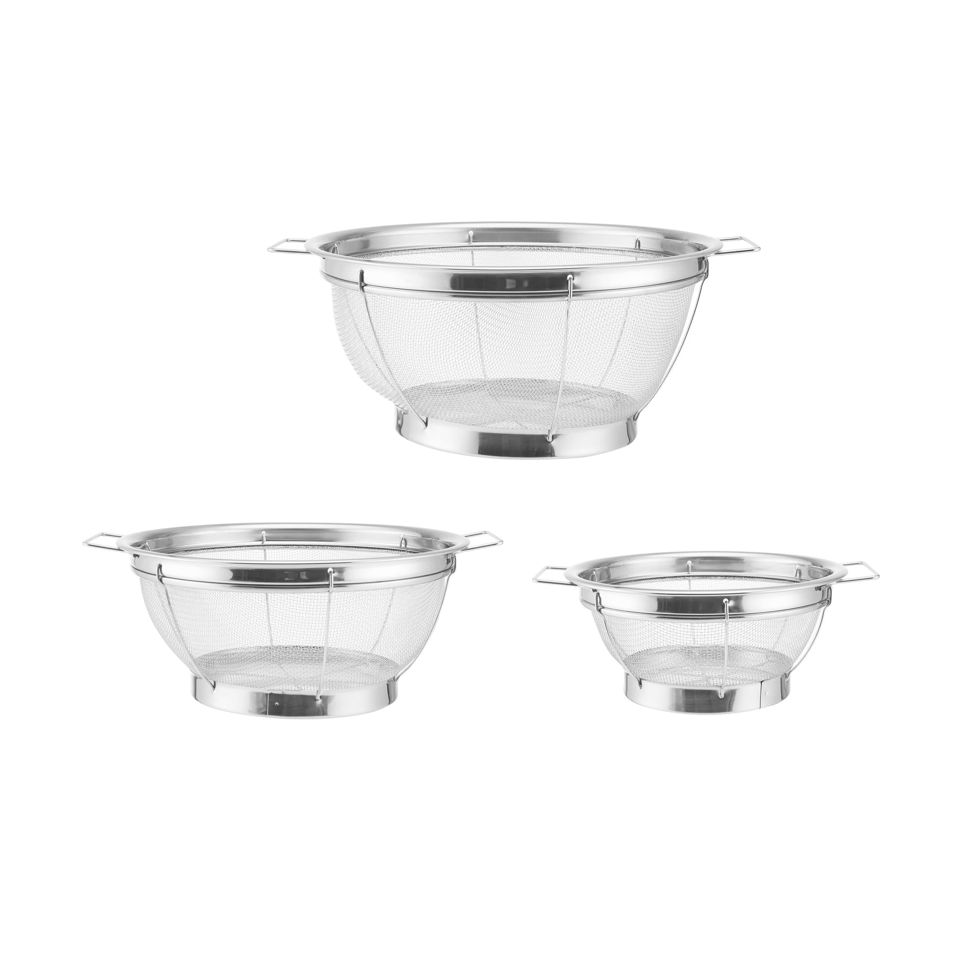 Farberware Professional Stainless Steel Mesh Sieves Set, 3-Piece