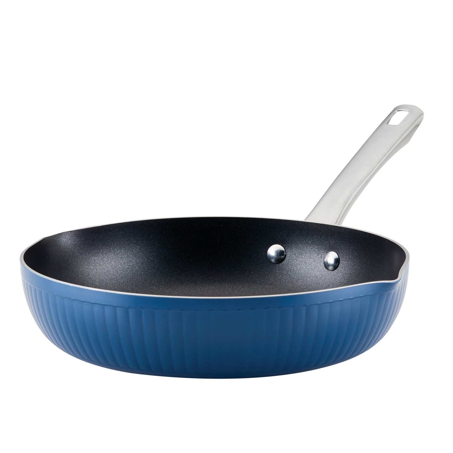 Farberware Style 11.25 Inch Nonstick Cookware Frying Pan, Dishwasher Safe and Oven Safe to 500Â°F, Blue