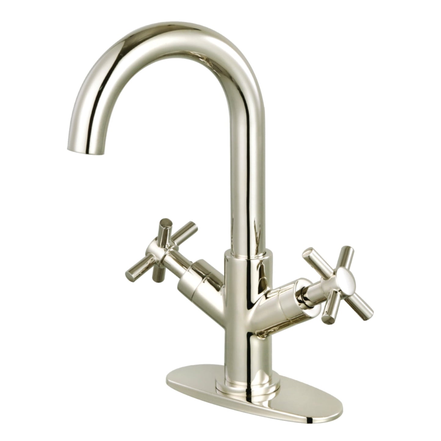 Fauceture LS8451JX Concord Two-Handle Bathroom Faucet with Push Pop-Up, Polished Chrome