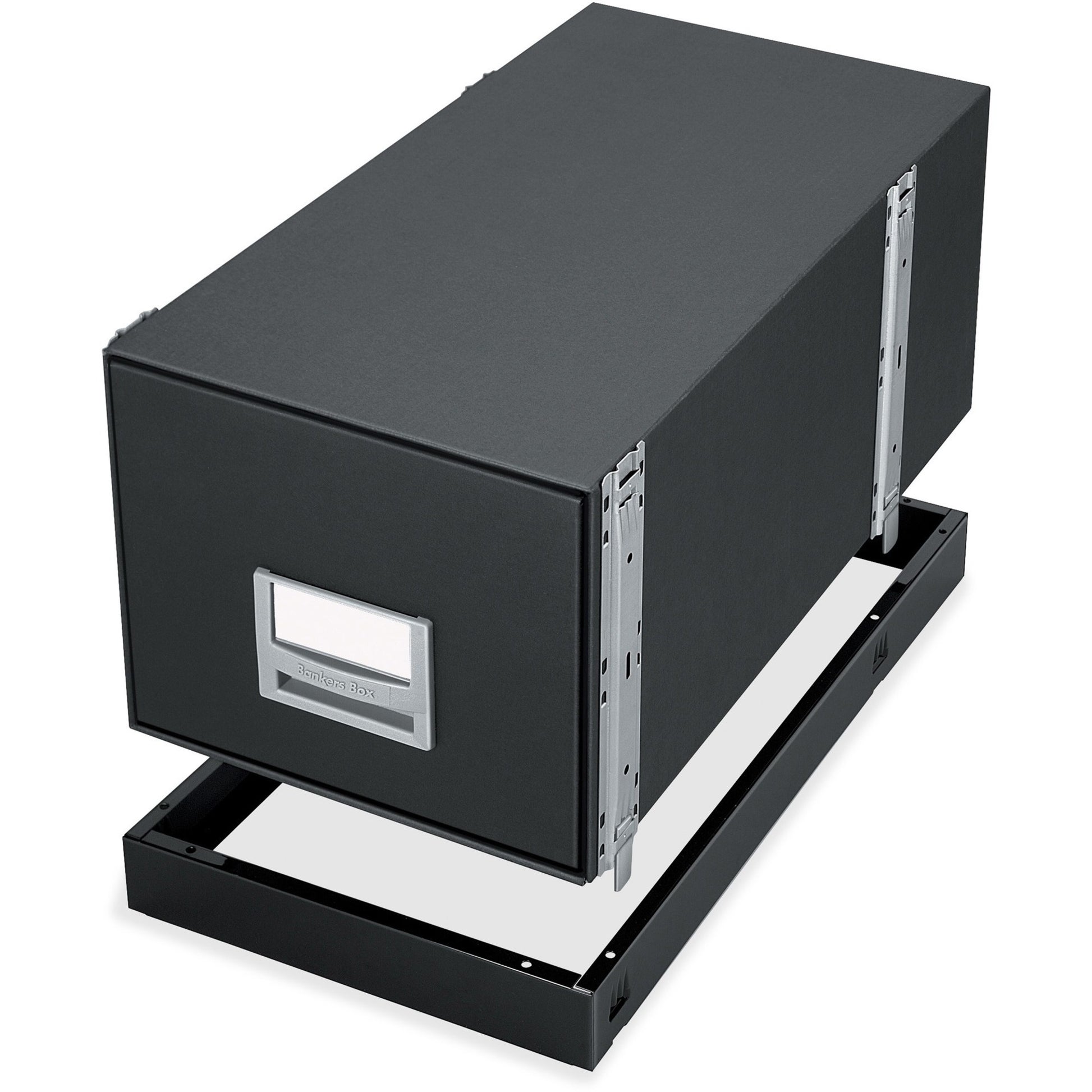 Fellowes Metal Base - Letter - 13.9" Width X 25.4" Depth X 2.5" Height - Metal - Black