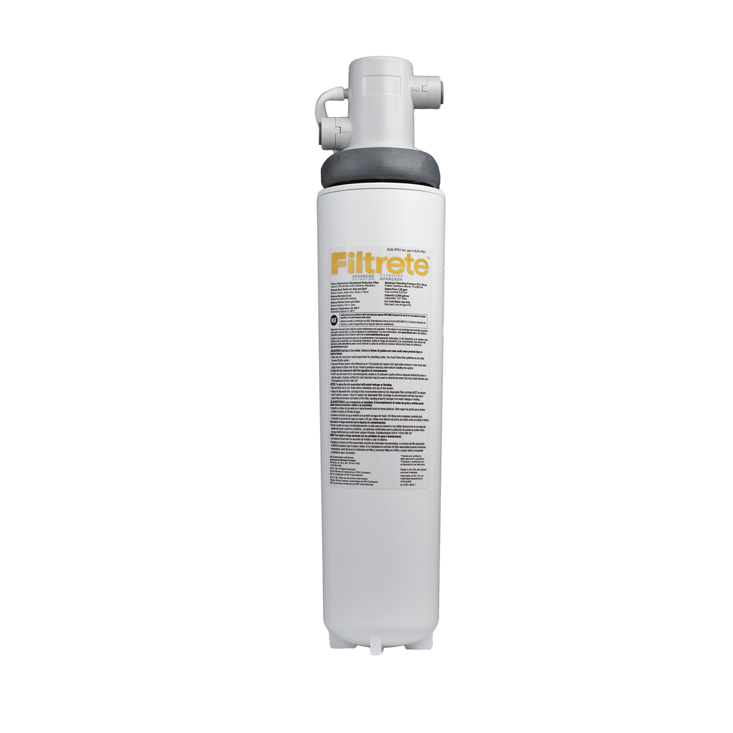 Filtrete Sistema de FiltraciÃ³n de Agua de Cambio RÃ¡pido Avanzado para Debajo Del Fregadero, 3US-PS01