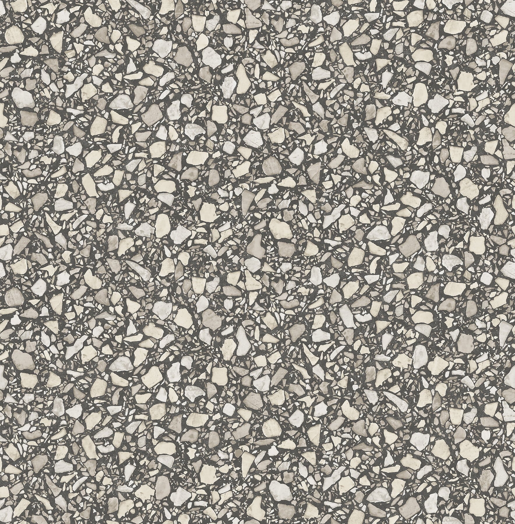 Fine Decor Aldrich Black Terrazzo Unpasted Nonwoven Wallpaper, 20.5-in by 33-ft, 56.4 sq. ft.