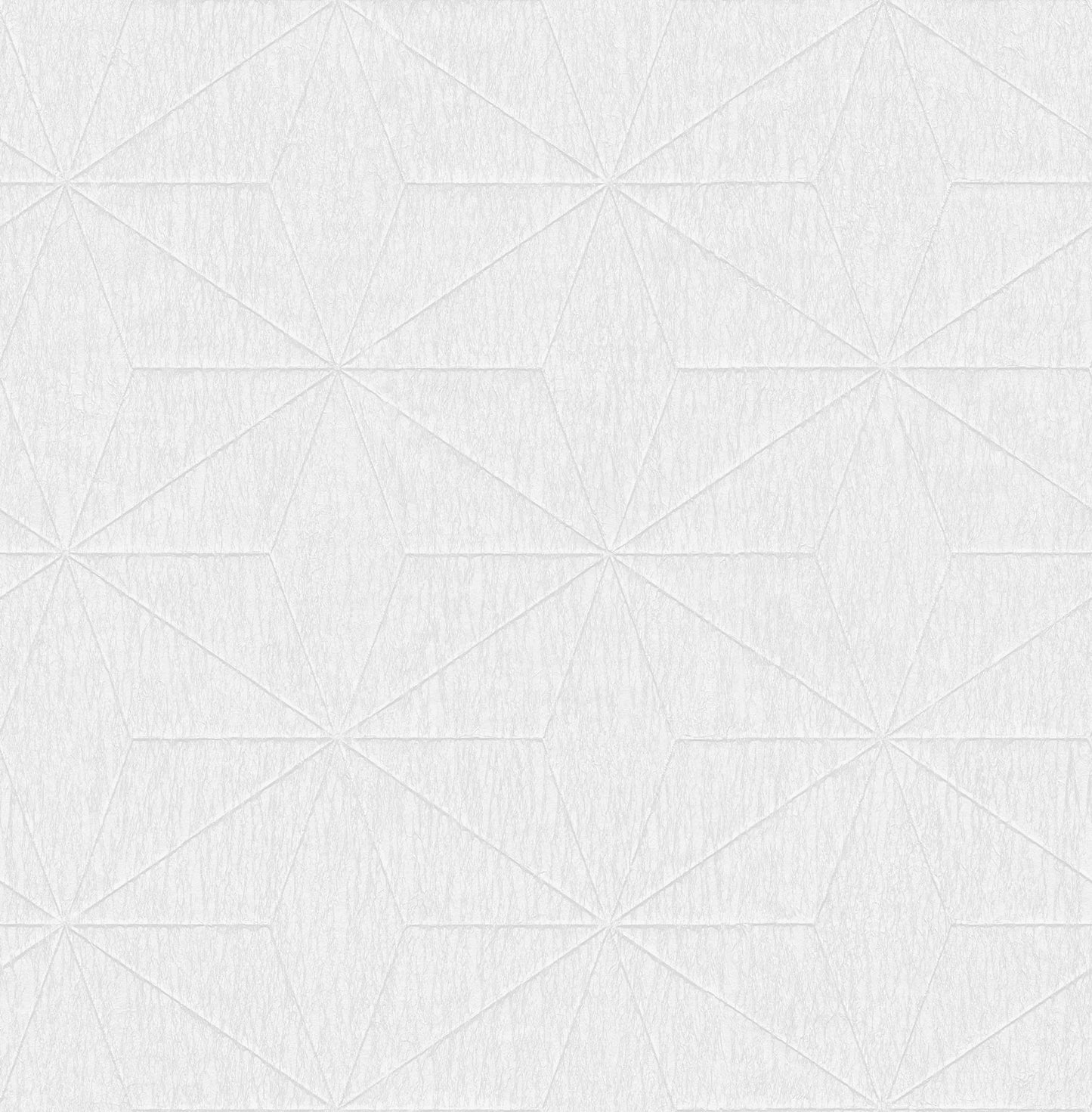 Fine Decor Bernice White Geometric Wallpaper, 20.5-in by 33-ft, 56.4 sq. ft