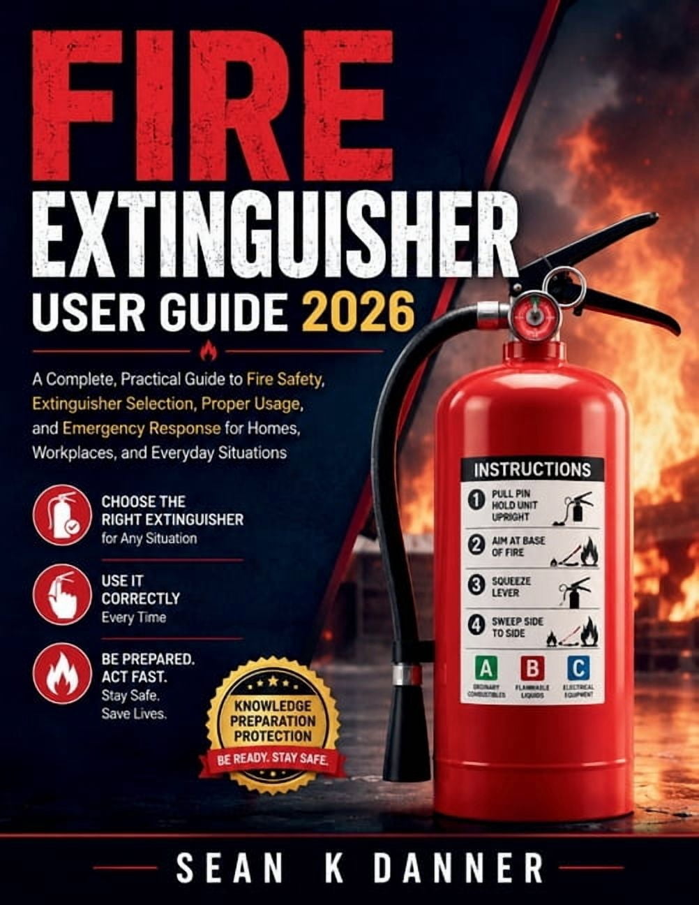 Fire Extinguisher User Guide 2026: A Complete, Practical Guide to Fire Safety, Extinguisher Selection, Proper Usage, and, (Paperback)