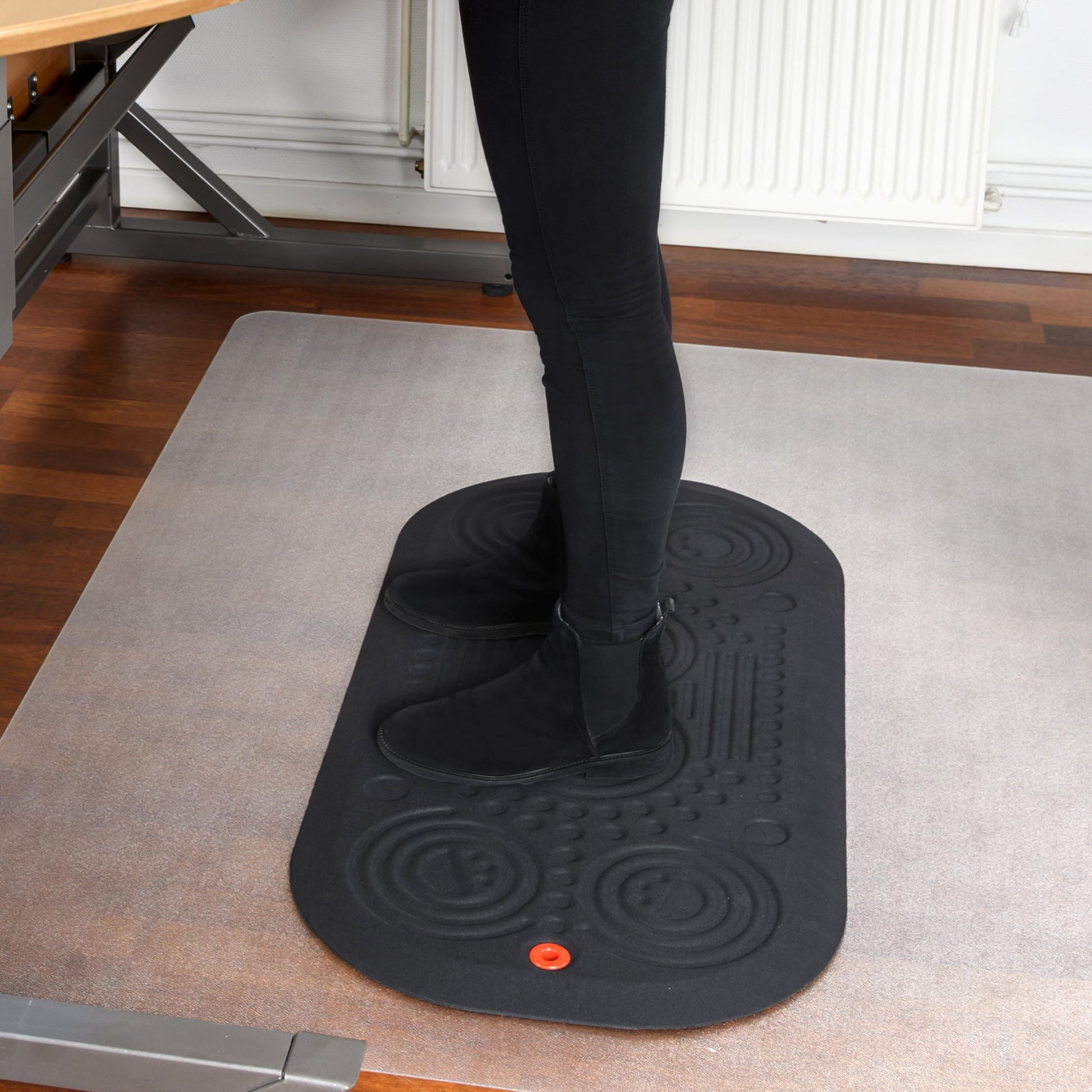 FloortexÂ® AFS-TEXÂ® 3000X Black Active Anti-Fatigue Mat 20" x 39"