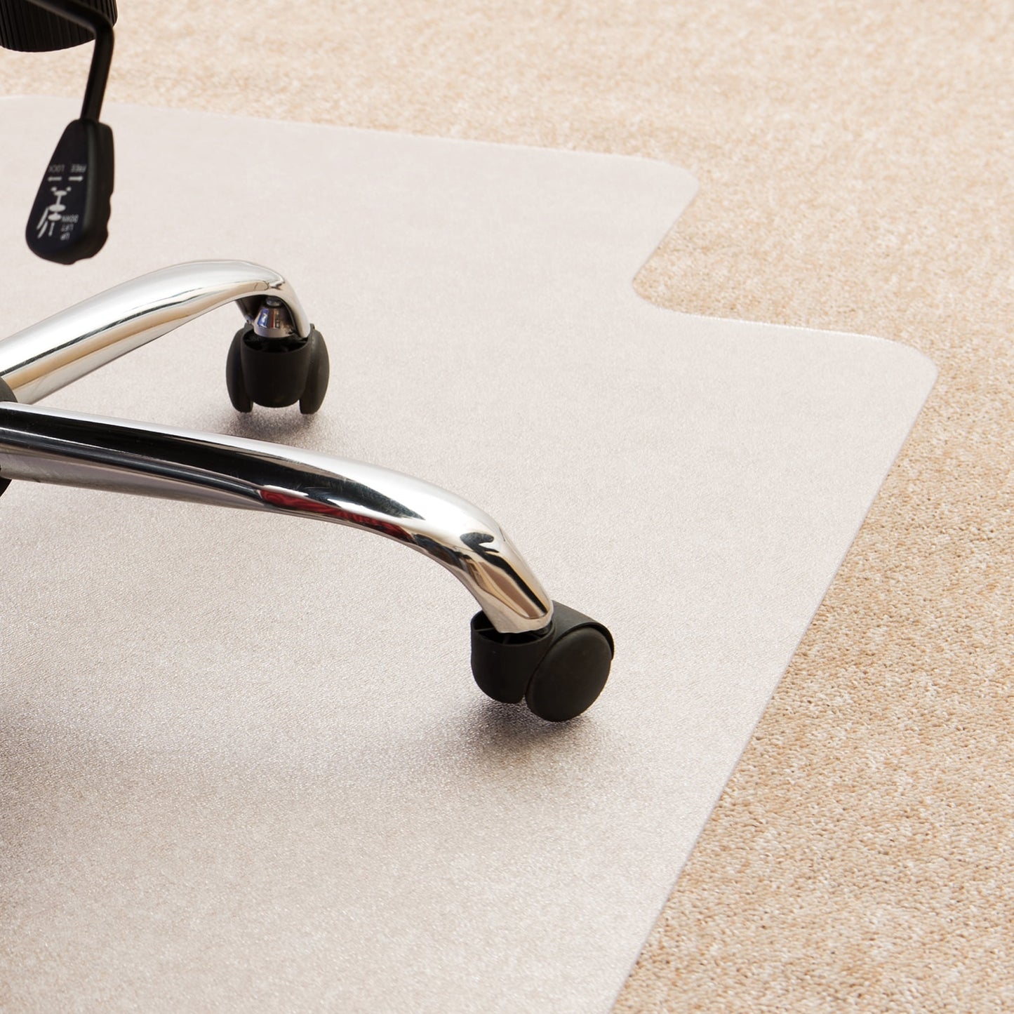 FloortexÂ® Enhanced Polymer Lip Chair Mat for Carpets 36" x 48"