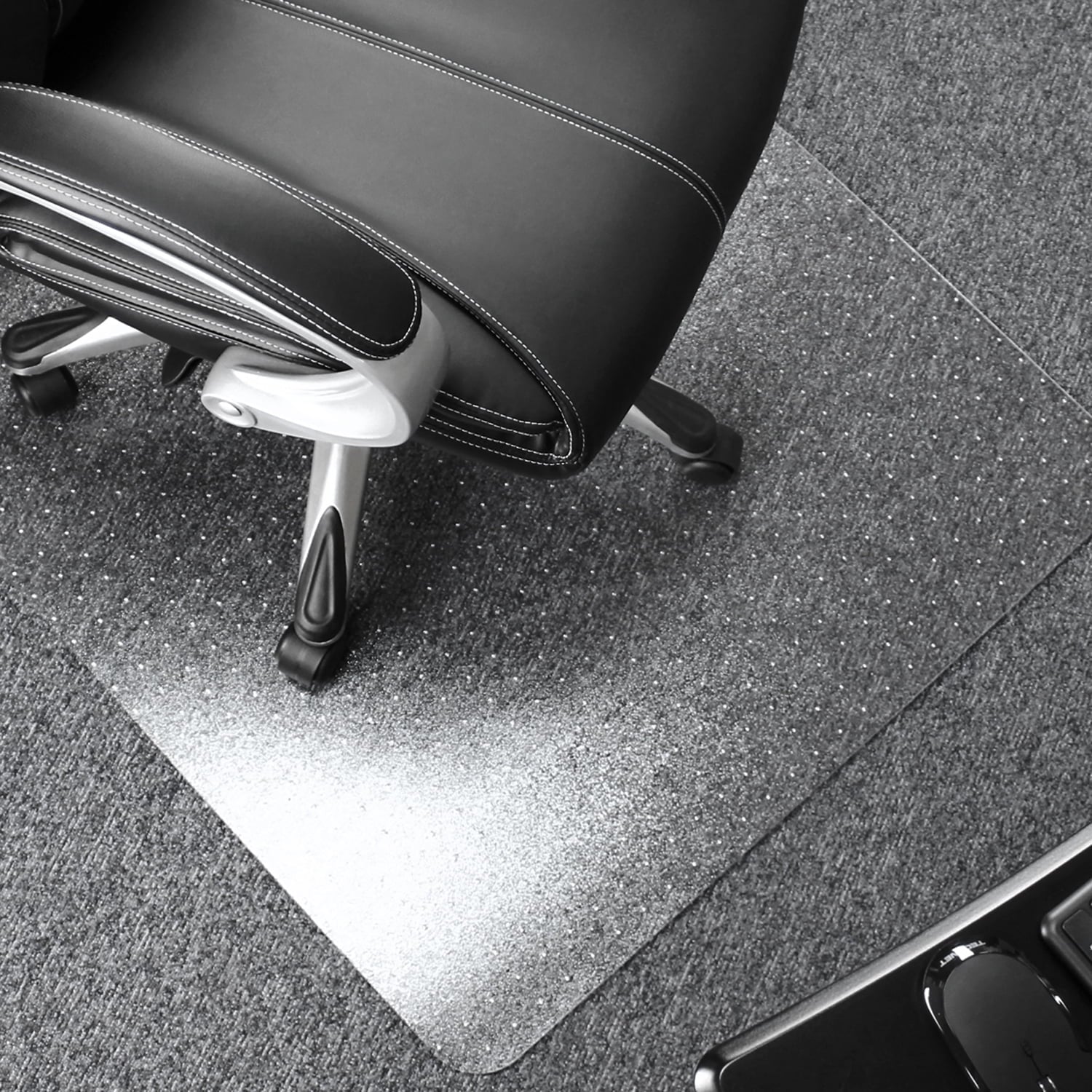 FloortexÂ® Tapete Cuadrada de Policarbonato para Sillas de hasta 1/2" - 48" x 48"