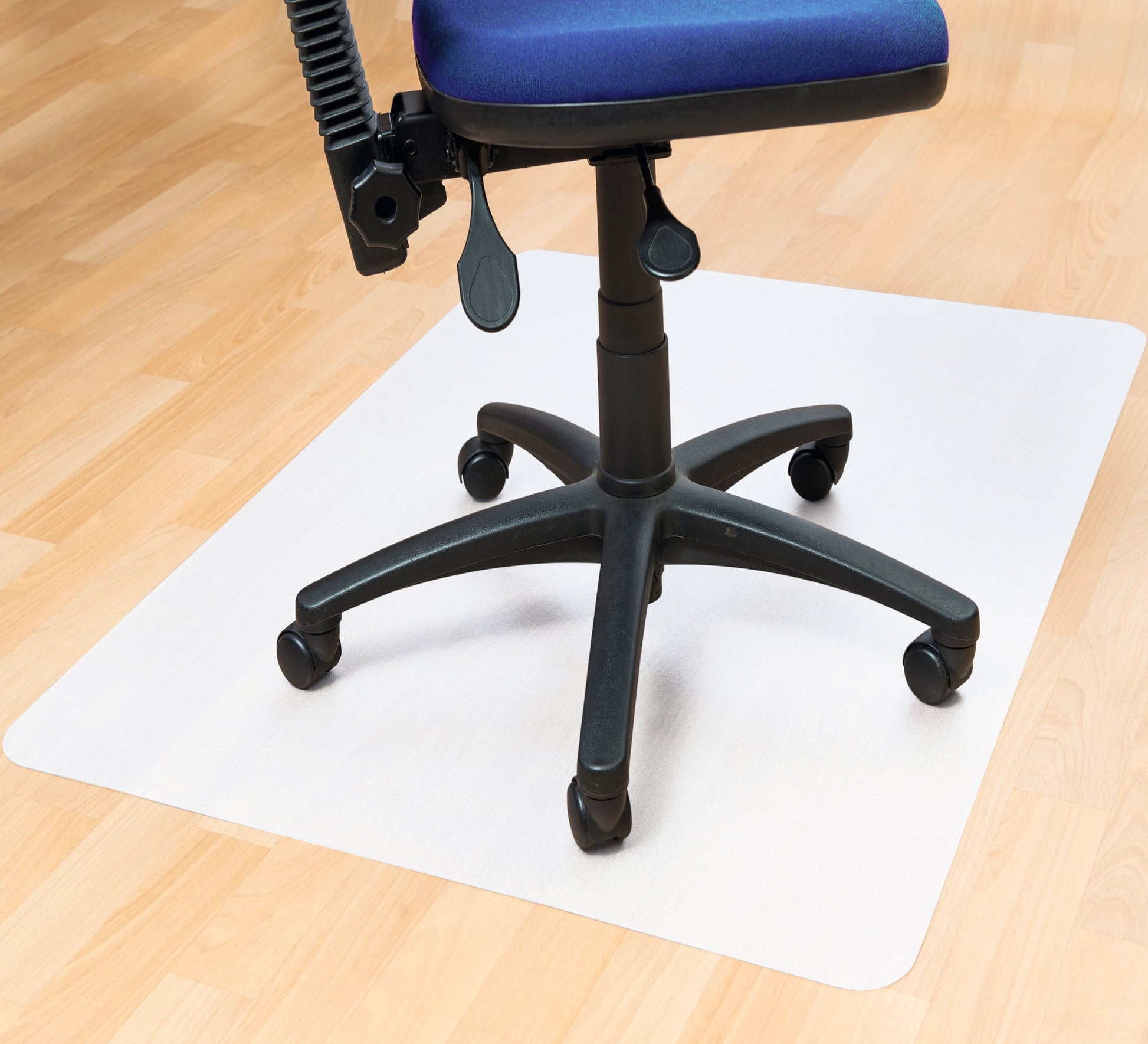 FloortexÂ® Polypropylene Anti-Slip Foldable Chair Mat Hard Floors 46" x 57"