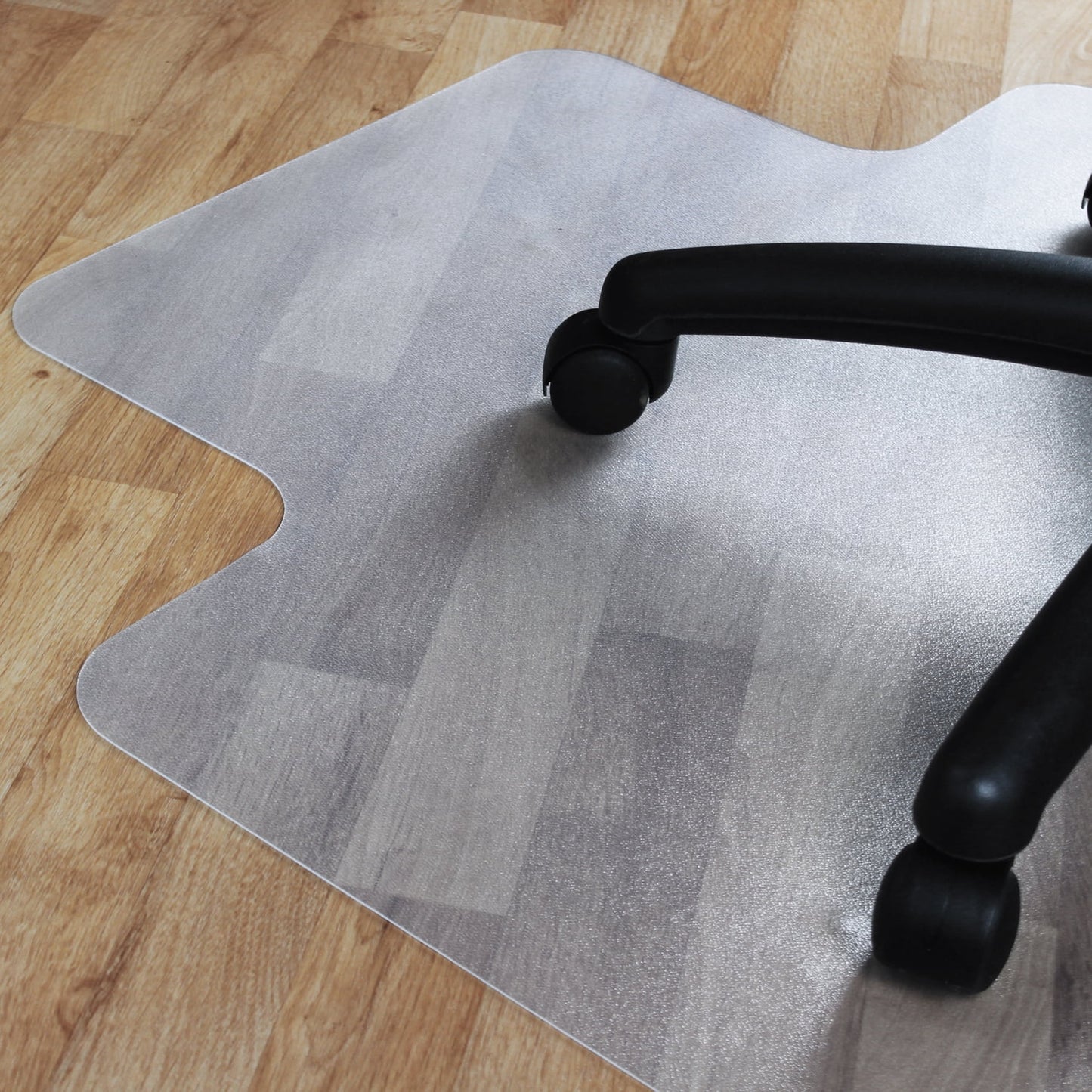 FloortexÂ® Vinyl Lipped Chair Mat Hard Floor 45" x 53"