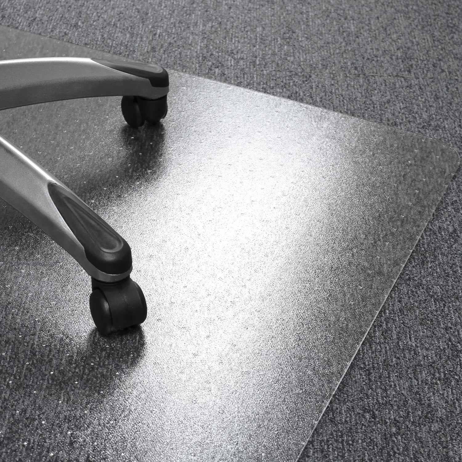 FloortexÂ® Vinyl Rectangle Chair Mat Carpets up to 1/4" 48" x 60"