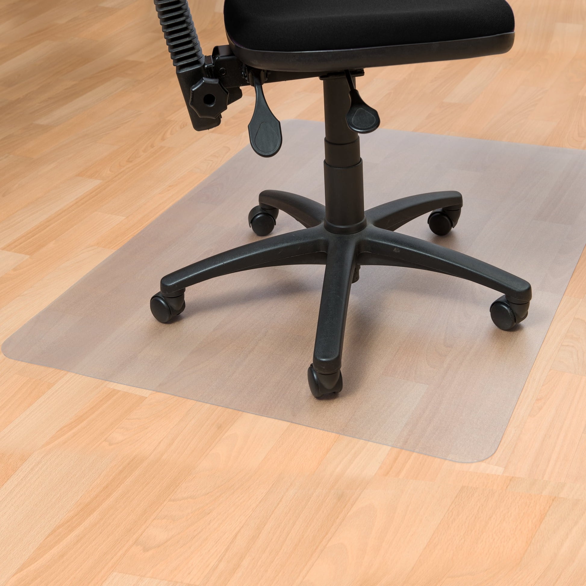 FloortexÂ® Vinyl Rectangle Chair Mat Hard Floor 30" x 48"