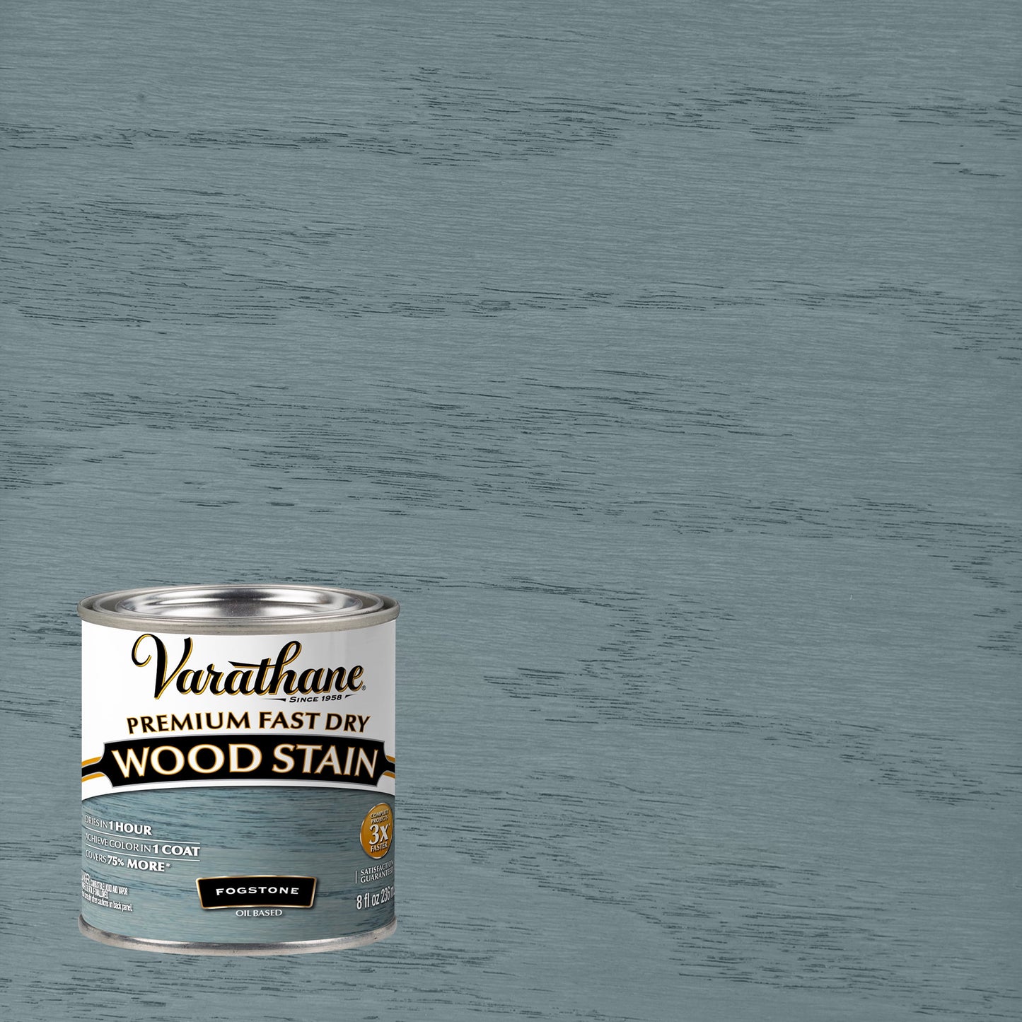 4 Pack, Fogstone, Varathane Premium Fast Dry Wood Stain-370871, Half Pint
