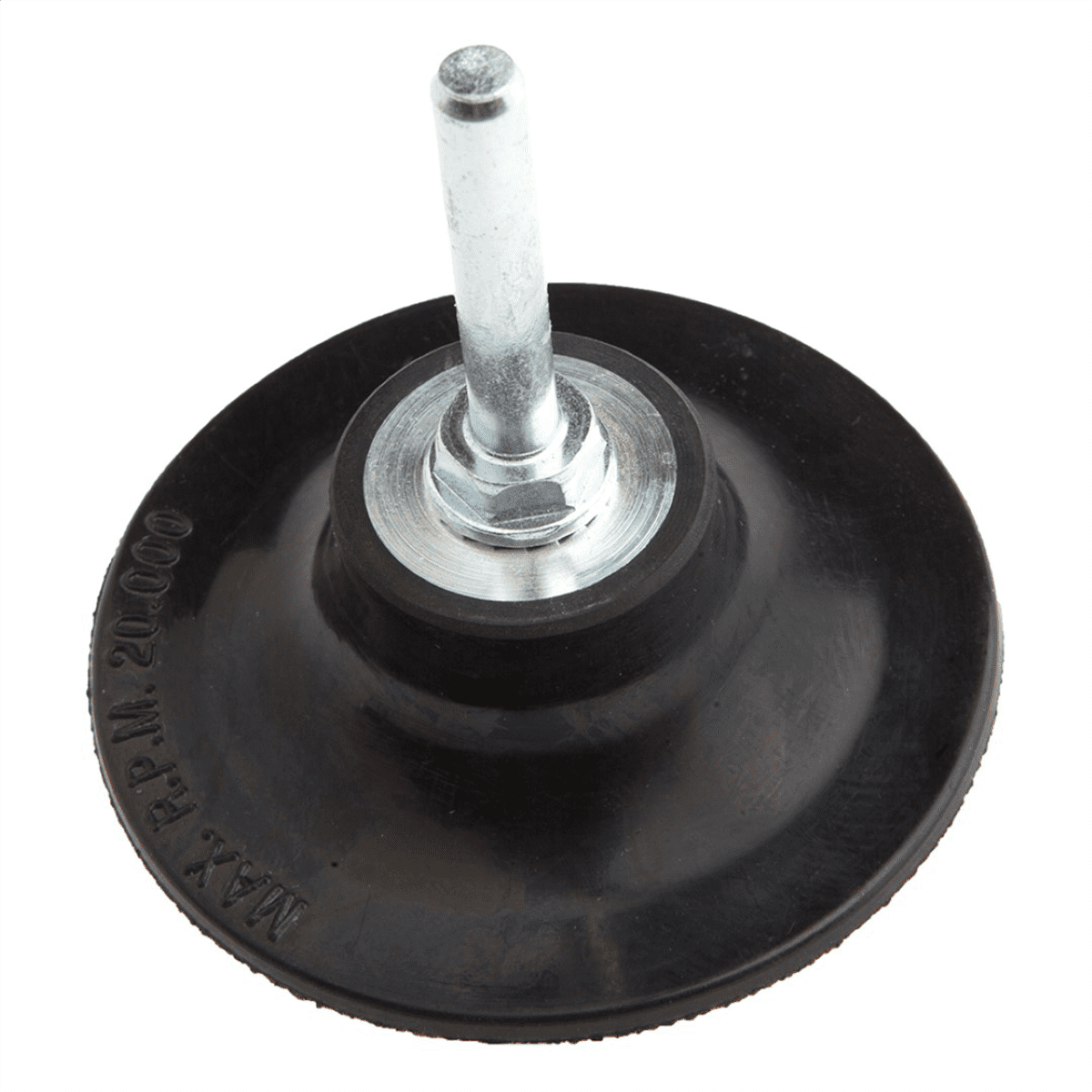 Forney Mini-Backing Pad - For 3" quick change, twist-lock surface prep pads - 1/4" shank - Bulk package