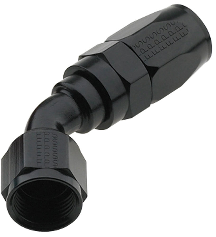 Fragola Performance Systems 224510-Bl Hose Fitting #10 45 Degree Pro-Flow Black
