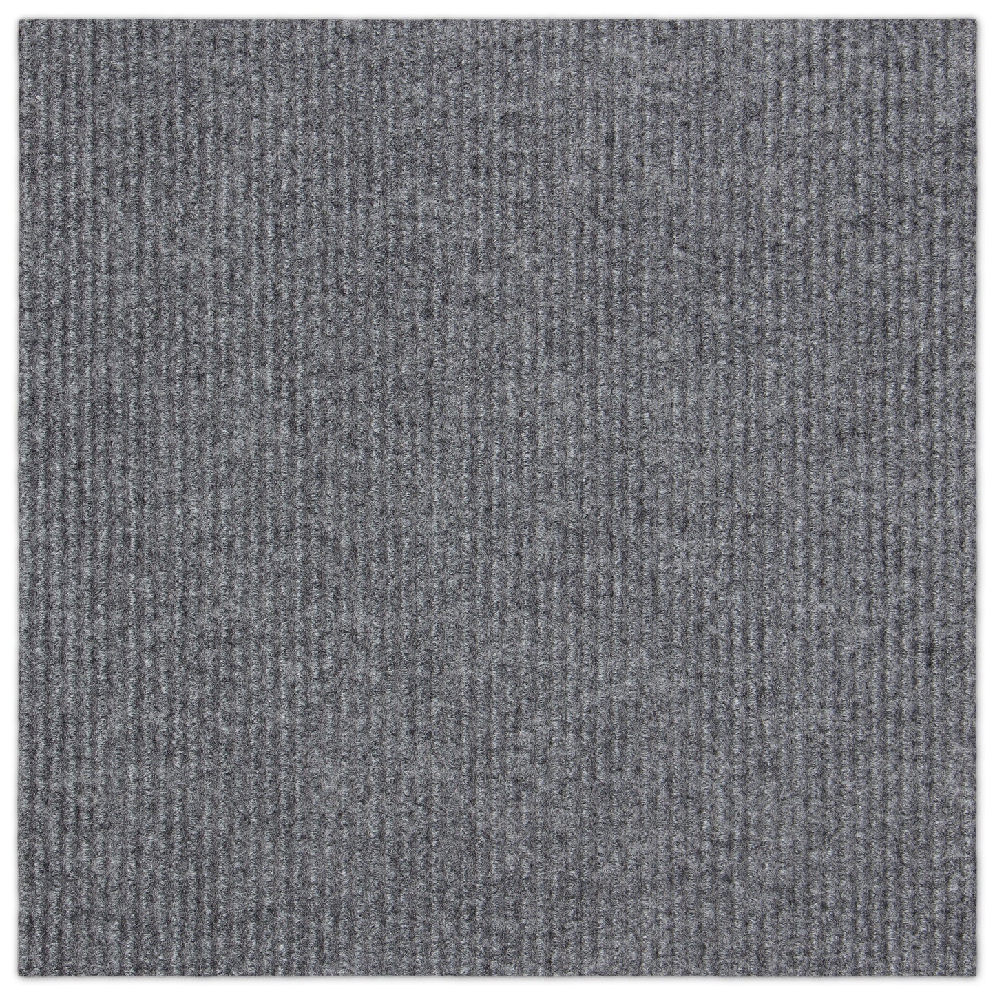 EAZY Floor French Broad Wide Wale Gray Residential 18 in. x 18 in. Peel and Stick Carpet Tile Square 22.5 sq. ft., for home office and versatile areas