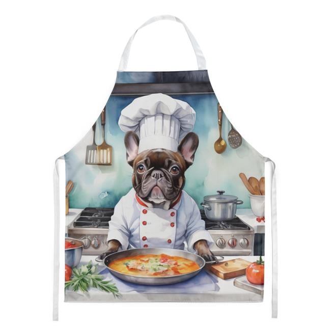 French Bulldog The Chef Apron 27 in x 30 in