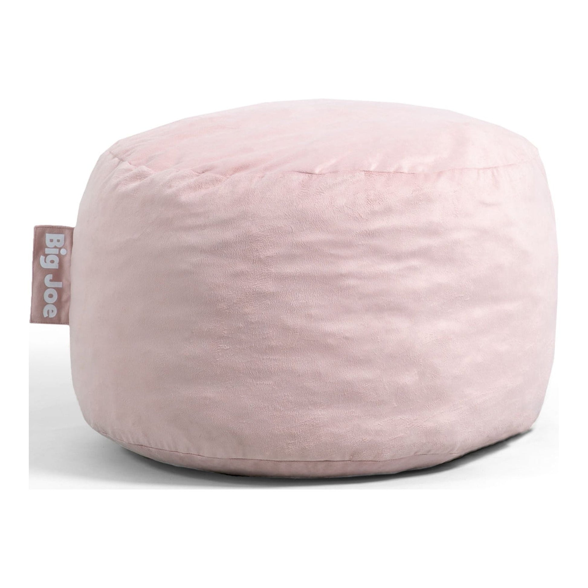 Big Joe Fuf Small Foam Filled Bean Bag Chair, Desert Rose Plush, Soft Polyester, 2 feet