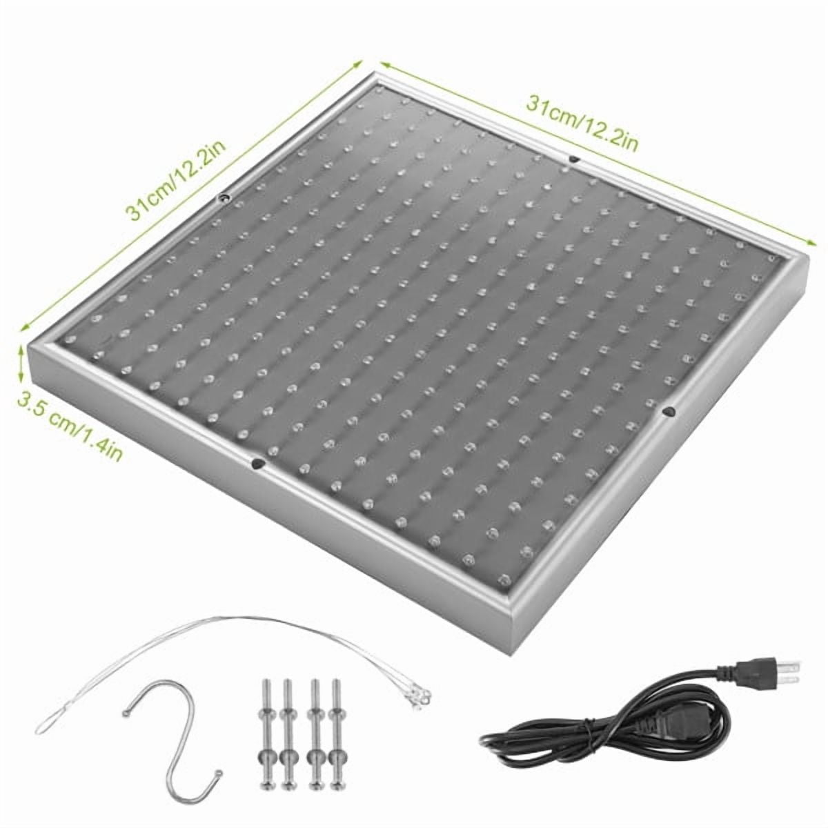 Full Spectrum LED Grow Light 225 LEDs, 15W Hanging Plant Light for Indoor Plants Bonsai,Herbs,Vegetables, Energy-Saving