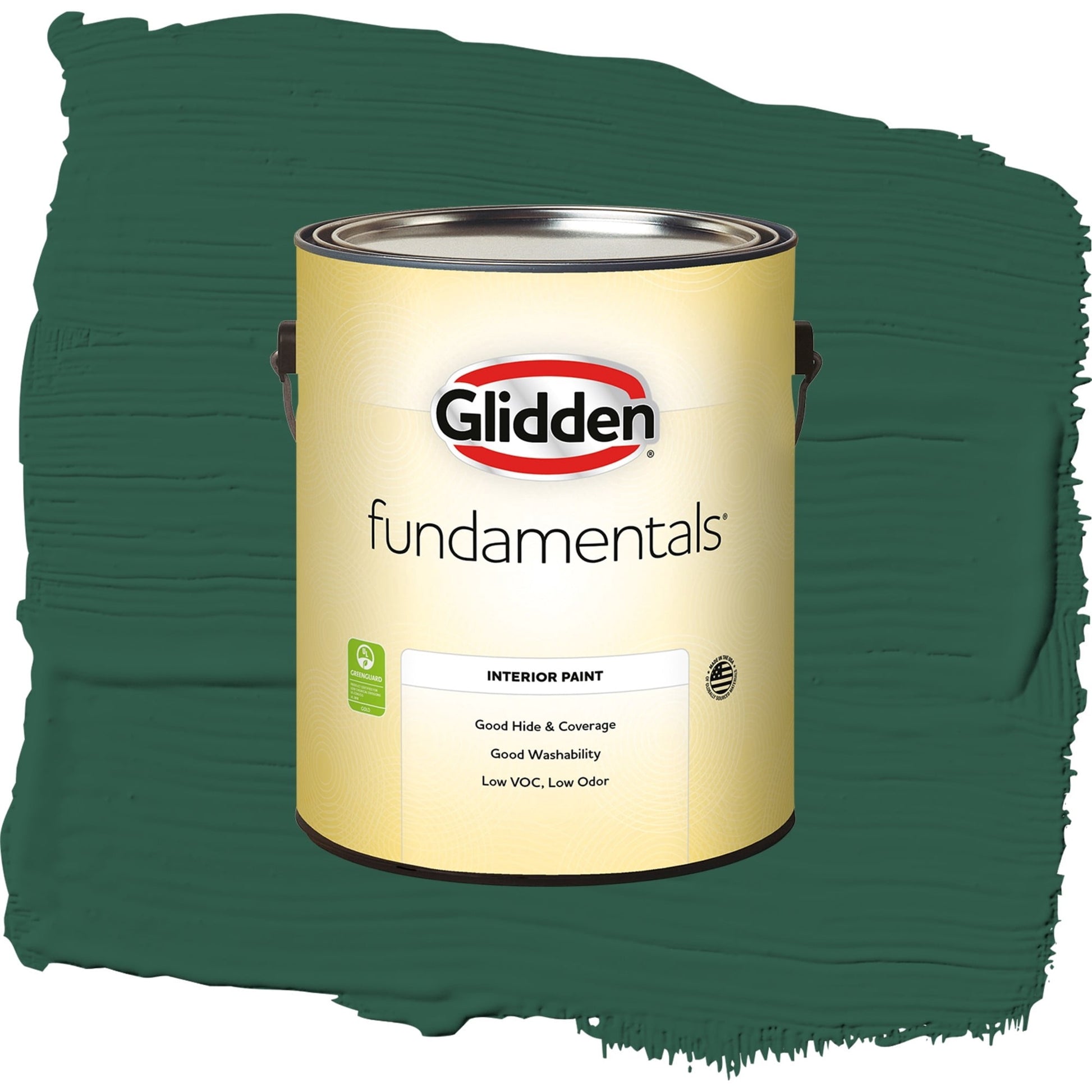 Fundamentals Billiard Green Interior Paint Semi Gloss , 1 Gallon