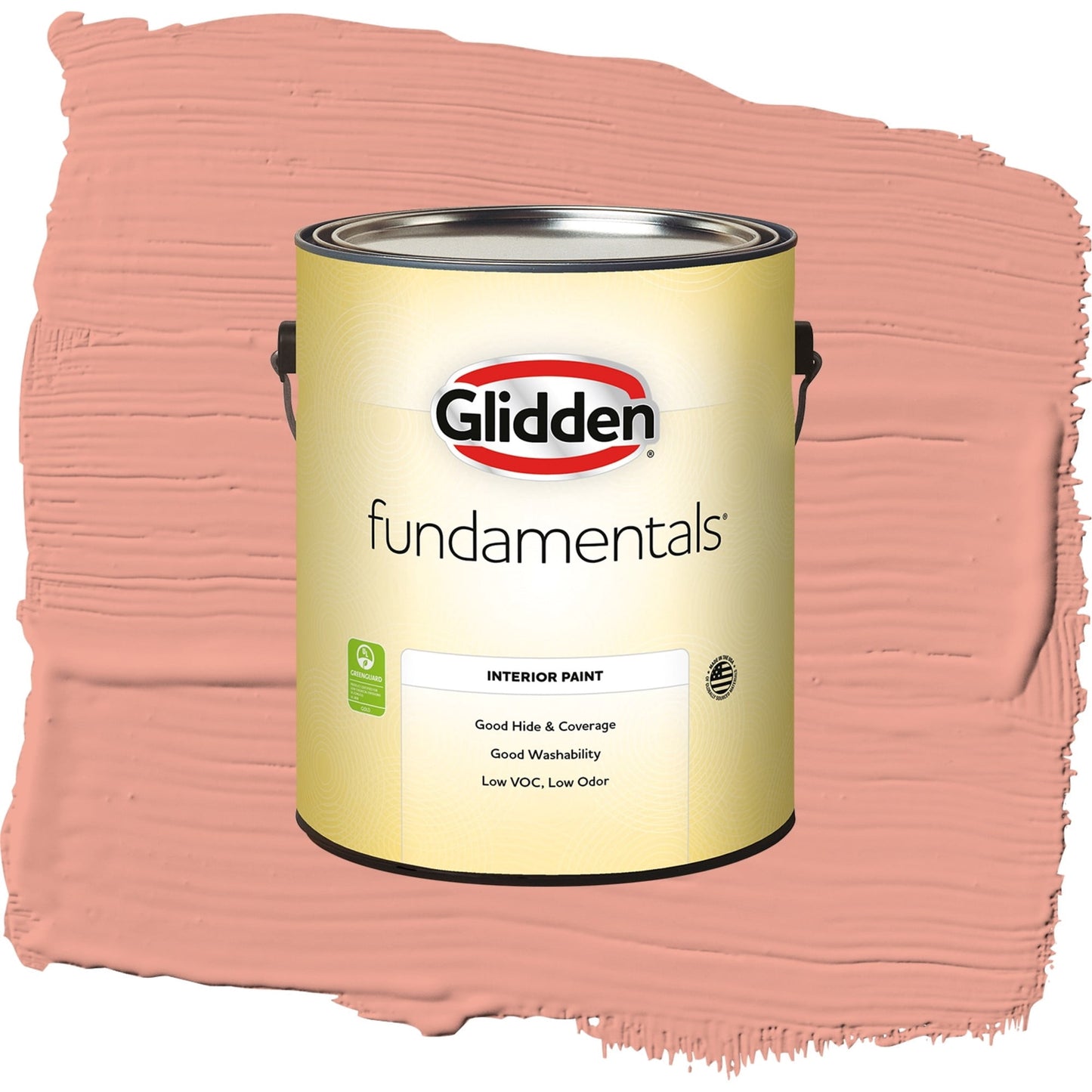 Fundamentals Coral Blush Interior Paint Semi Gloss , 1 Gallon