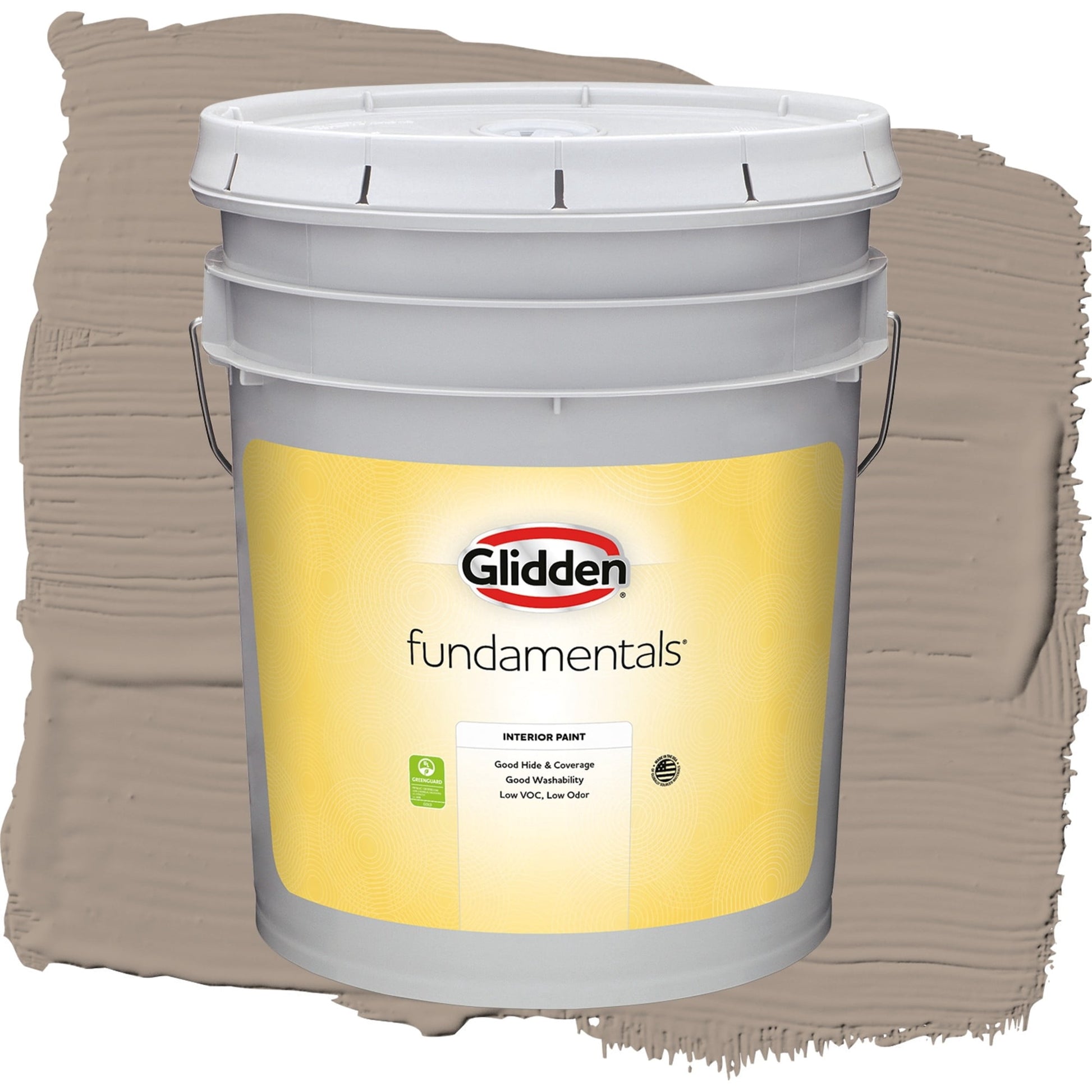 Fundamentals Earl Gray Interior Paint Flat , 5 Gallon